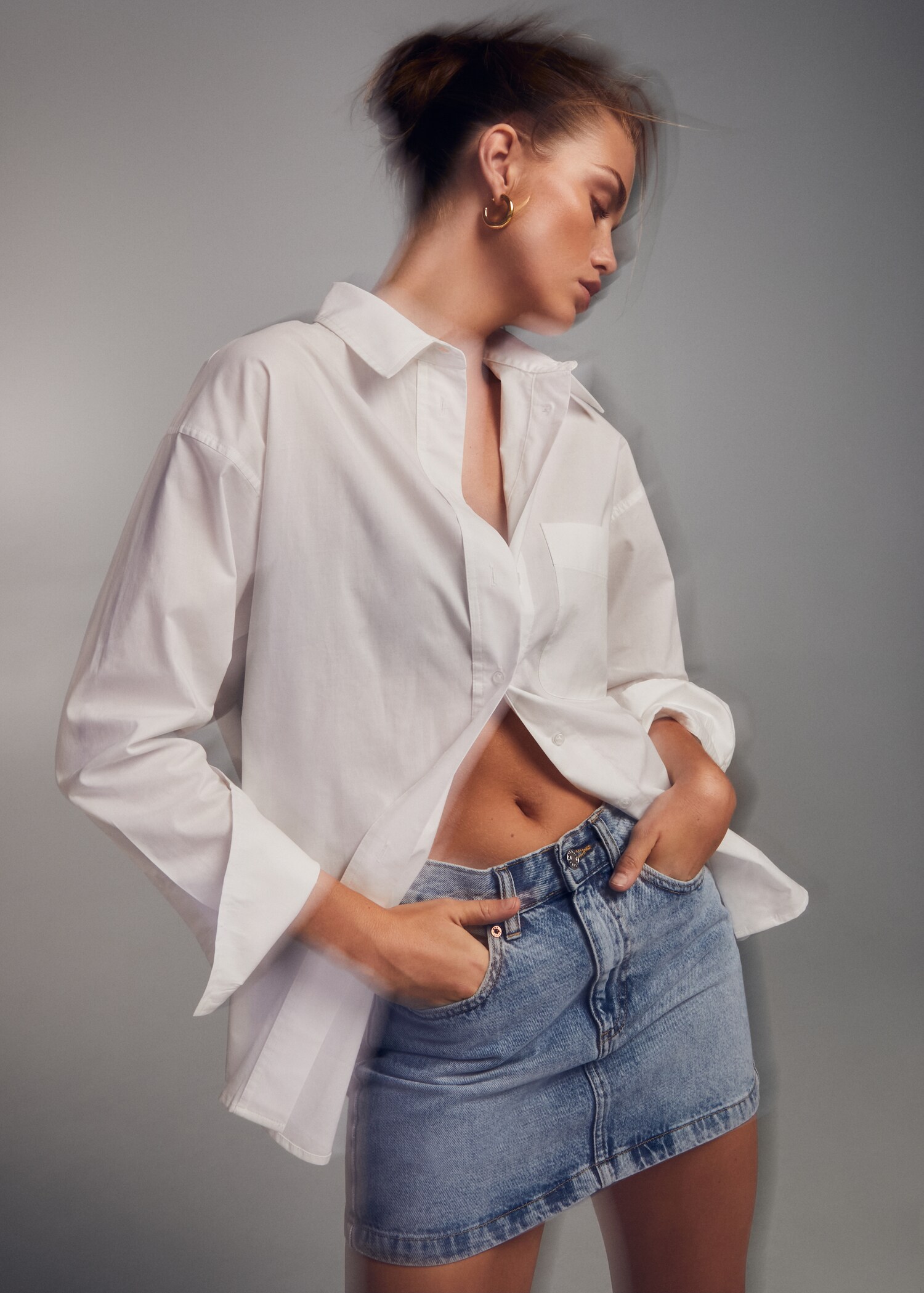 Minifalda denim - Detalle del artículo 6