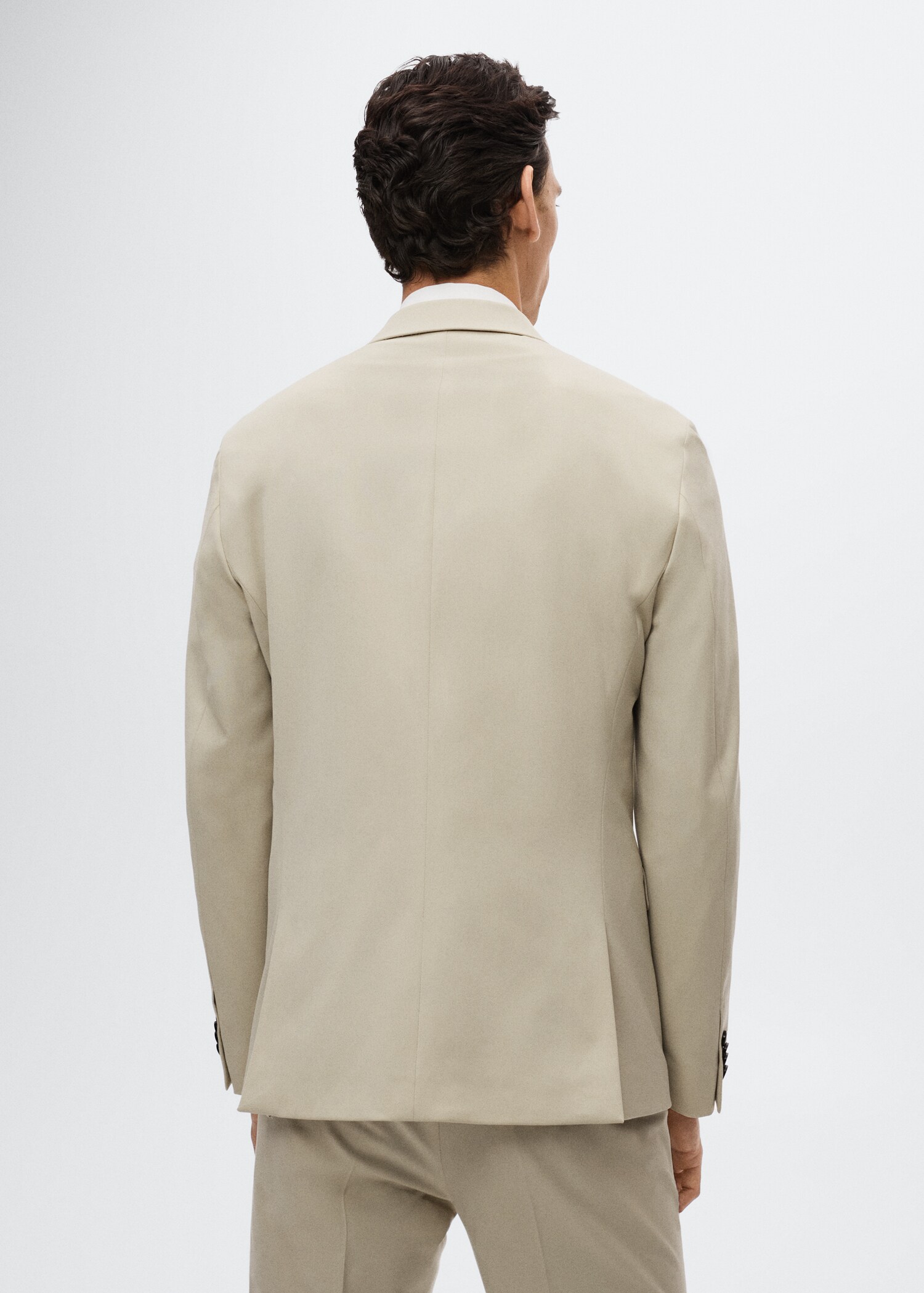 Super slim-fit suit jacket - Reverse of the article