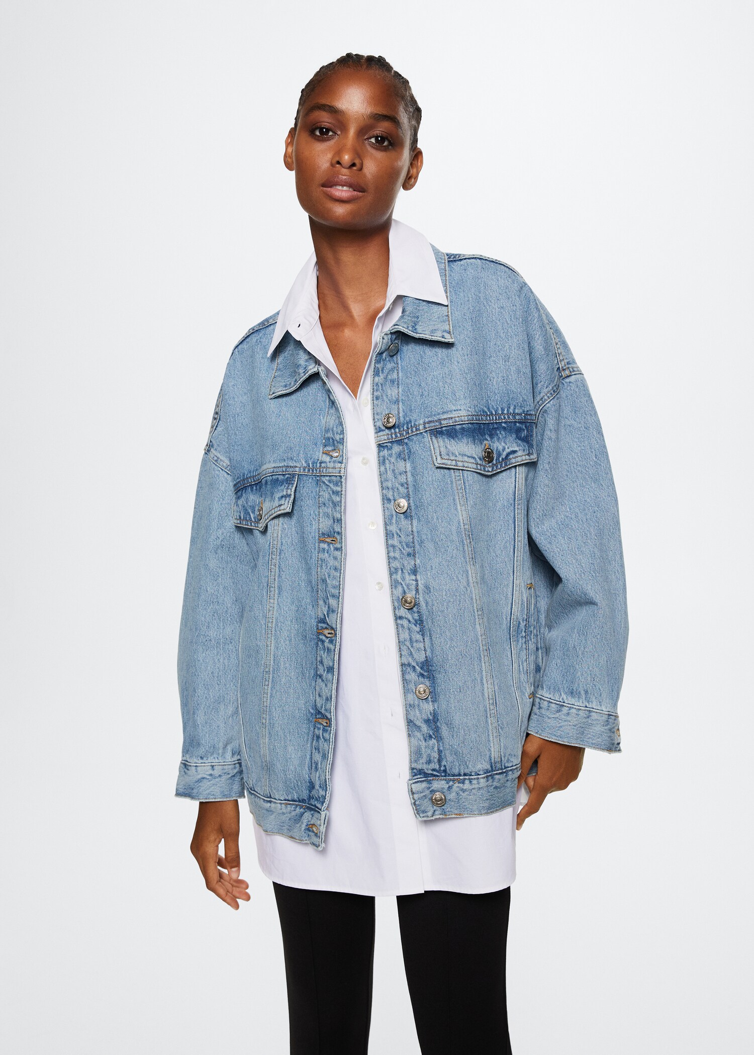 Oversize denim jacket - Medium plane