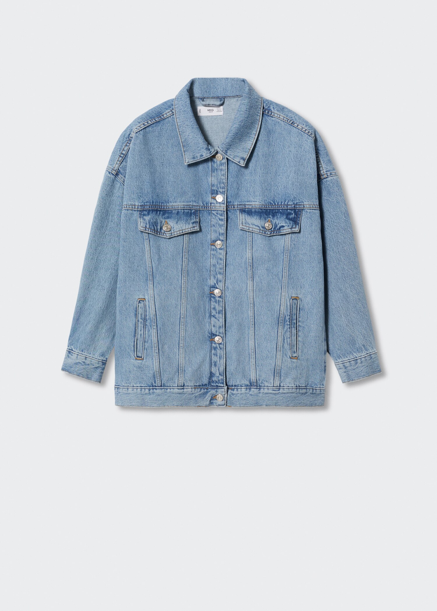 Oversize denim jacket - Article without model