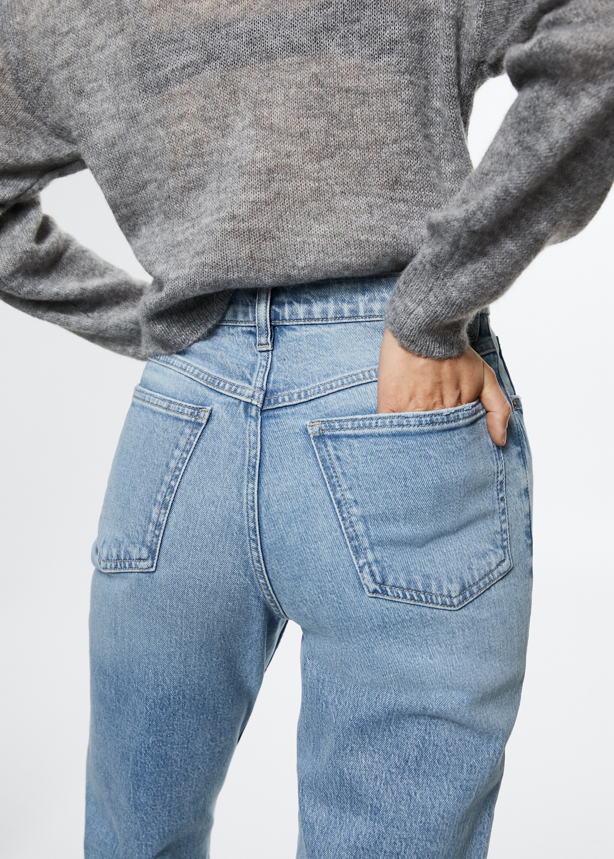 Jeans mom confort tiro alto - Detalle del artículo 2