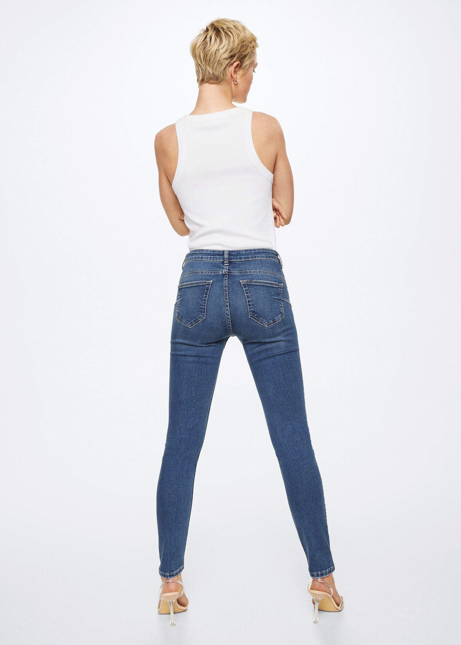 Jeans skinny push-up - Reverso del artículo
