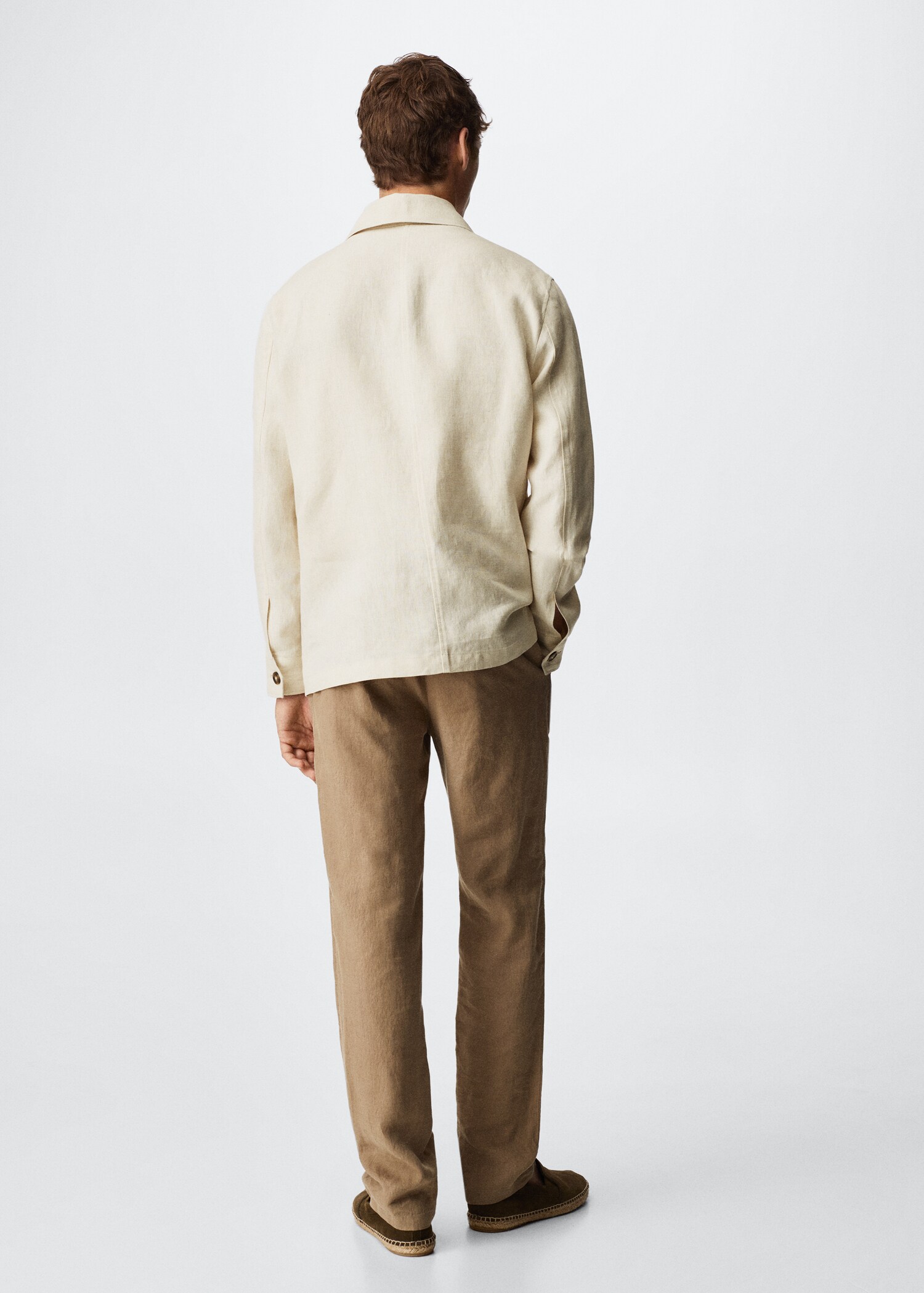 Veste worker lin - Verso de l’article