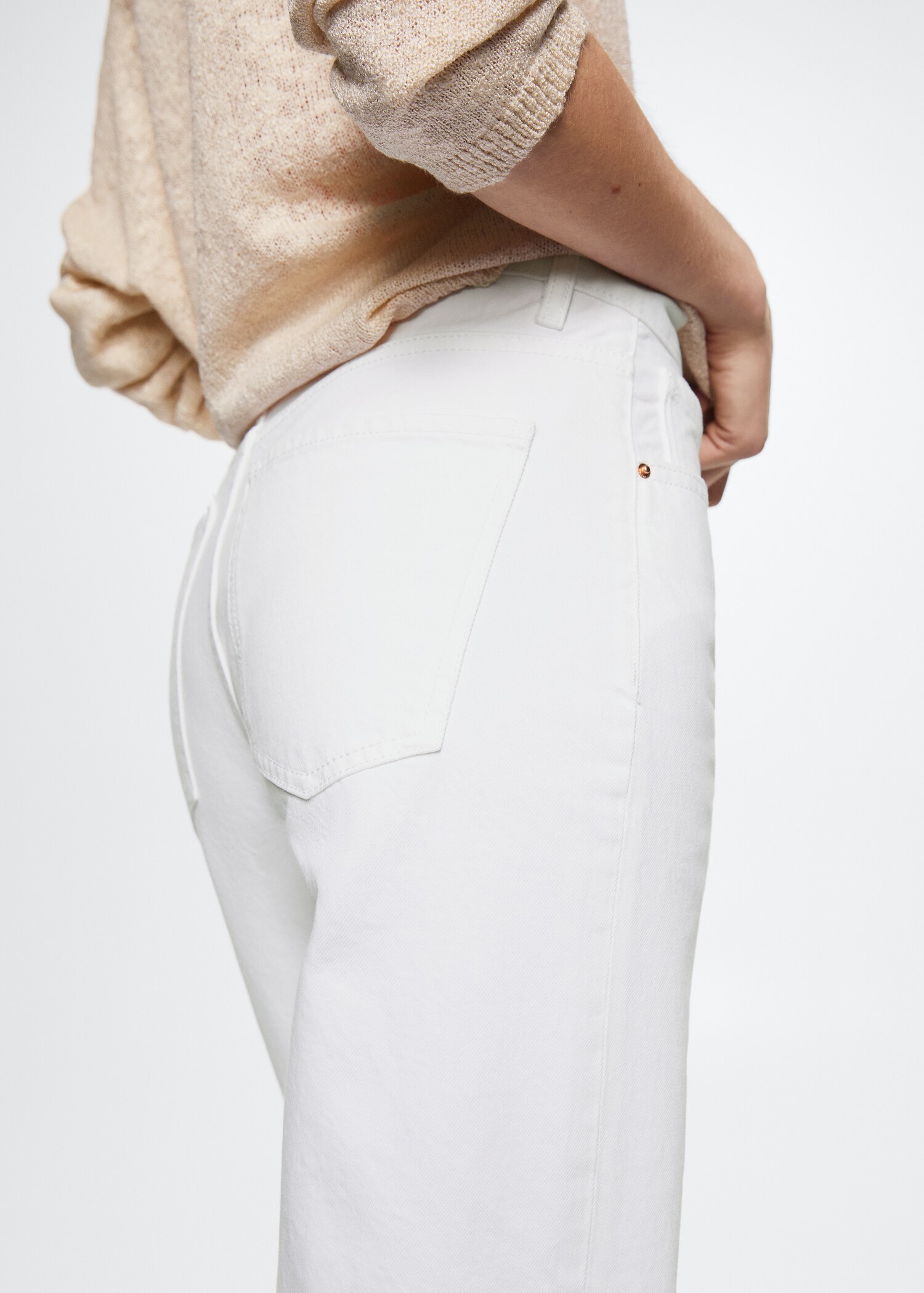 Jeans wideleg tiro alto - Detalle del artículo 2