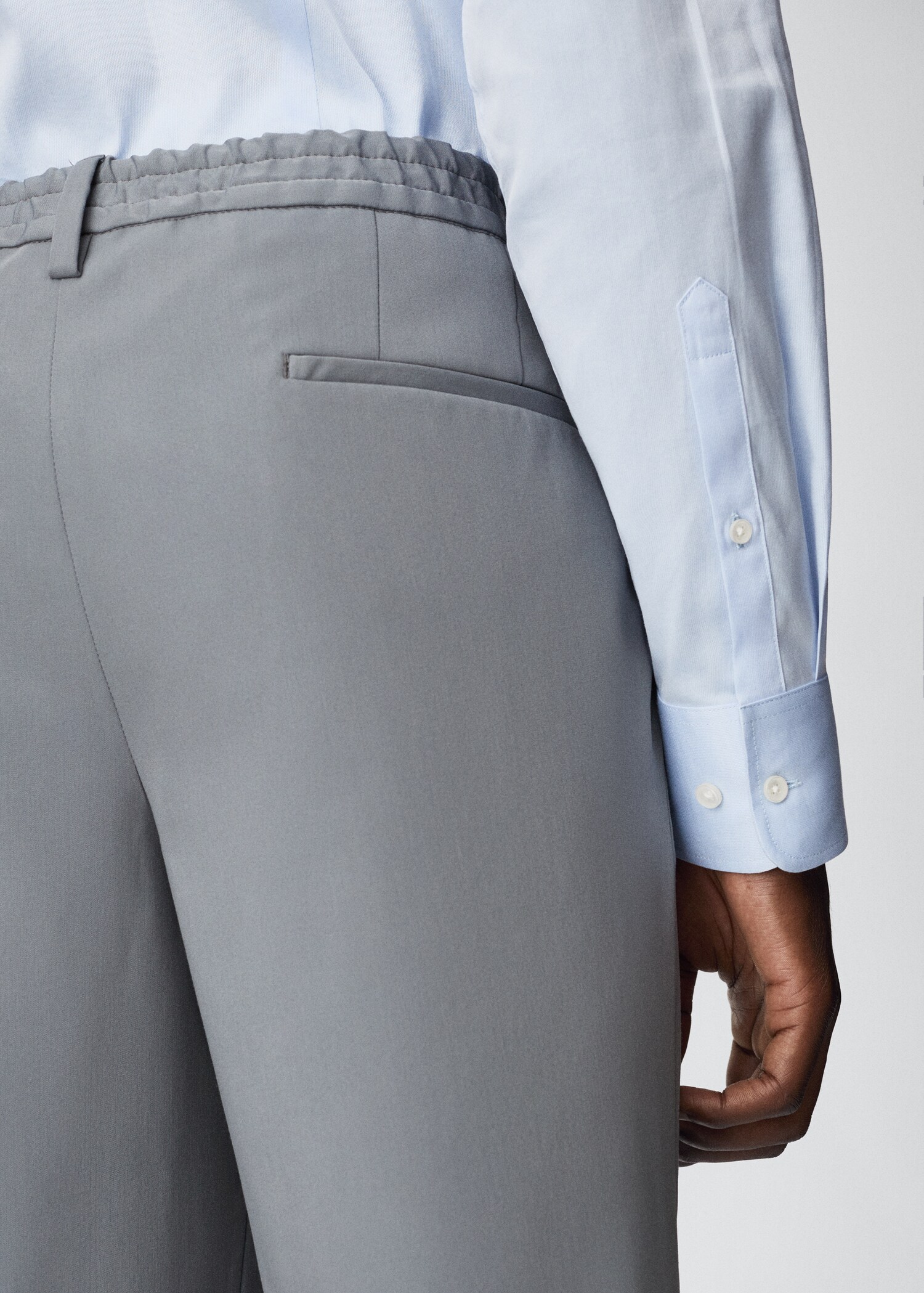 Relaxed-fit suit trousers - Details of the article 3