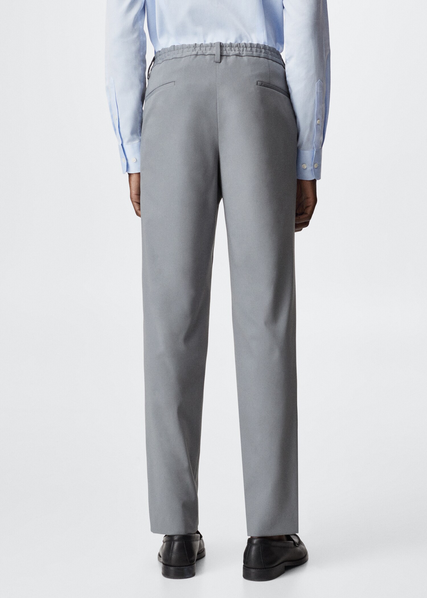 Relaxed-fit suit trousers - Reverse of the article