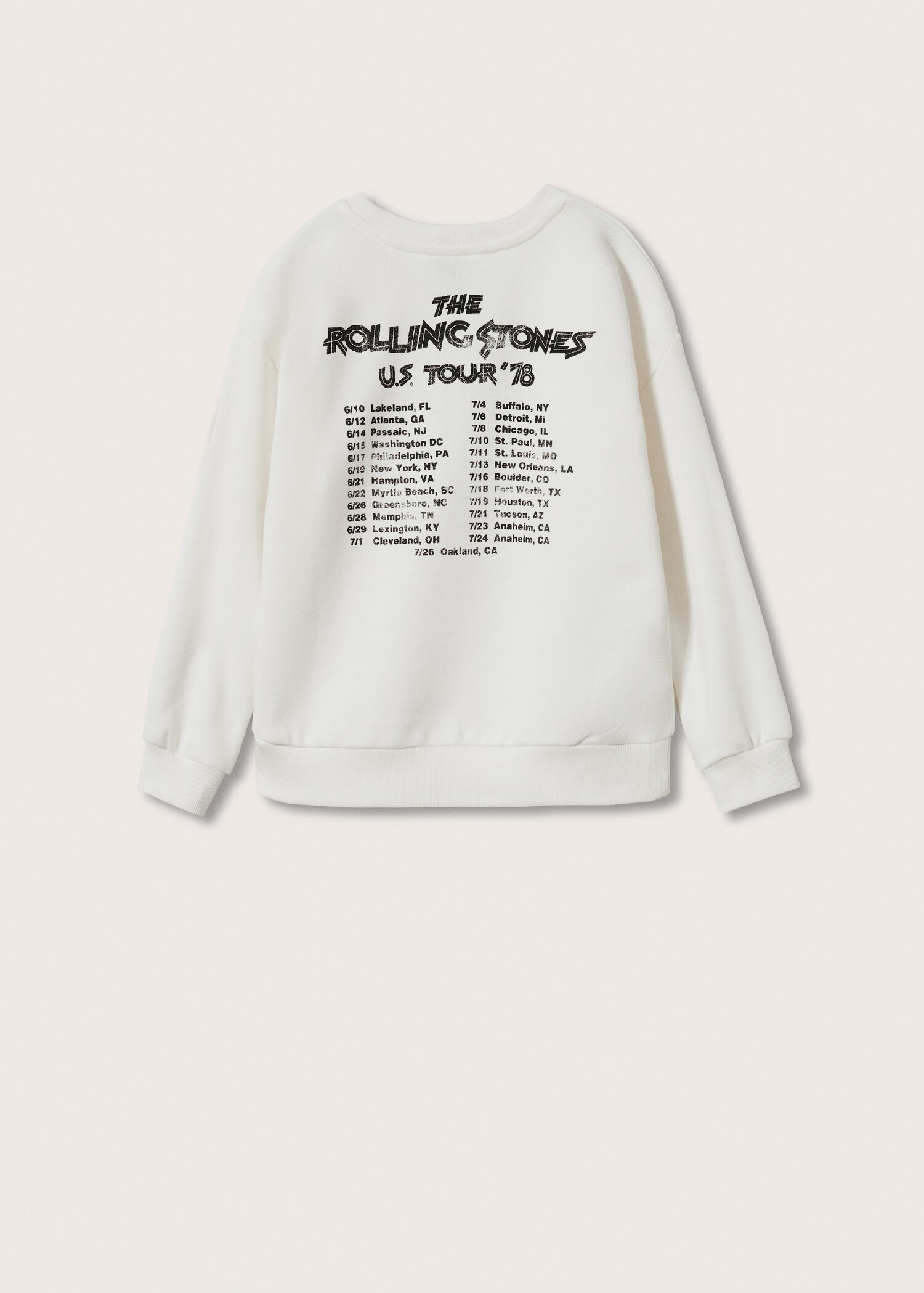 Rolling Stones sweatshirt - Reverse of the article