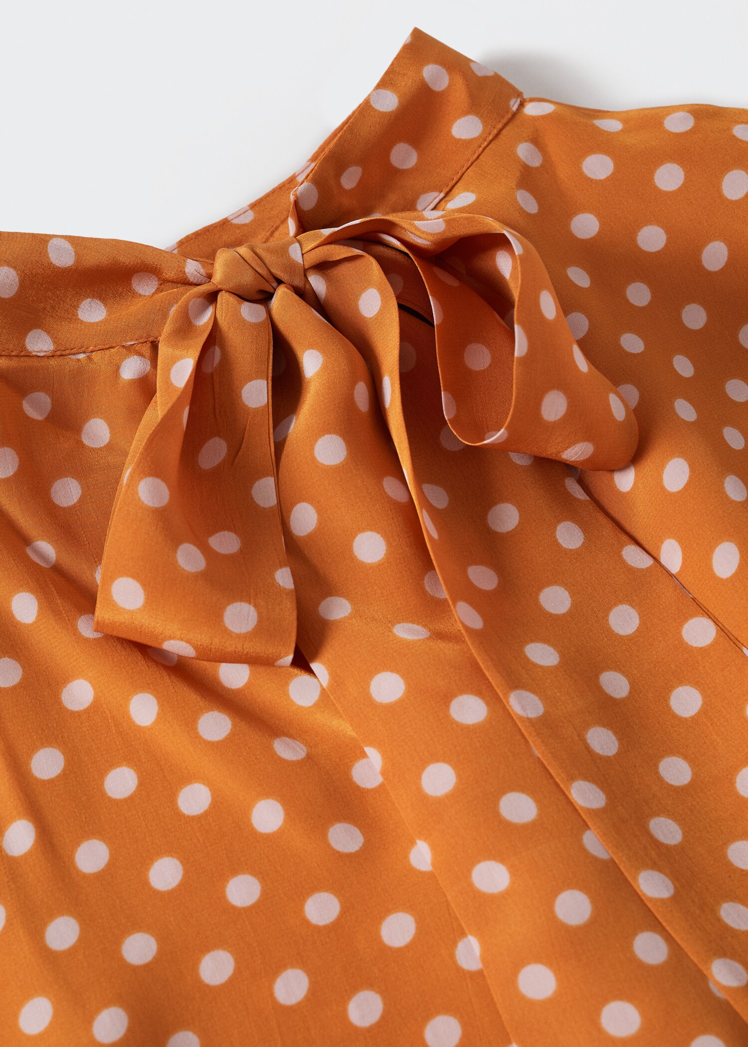 Satin print blouse - Details of the article 8