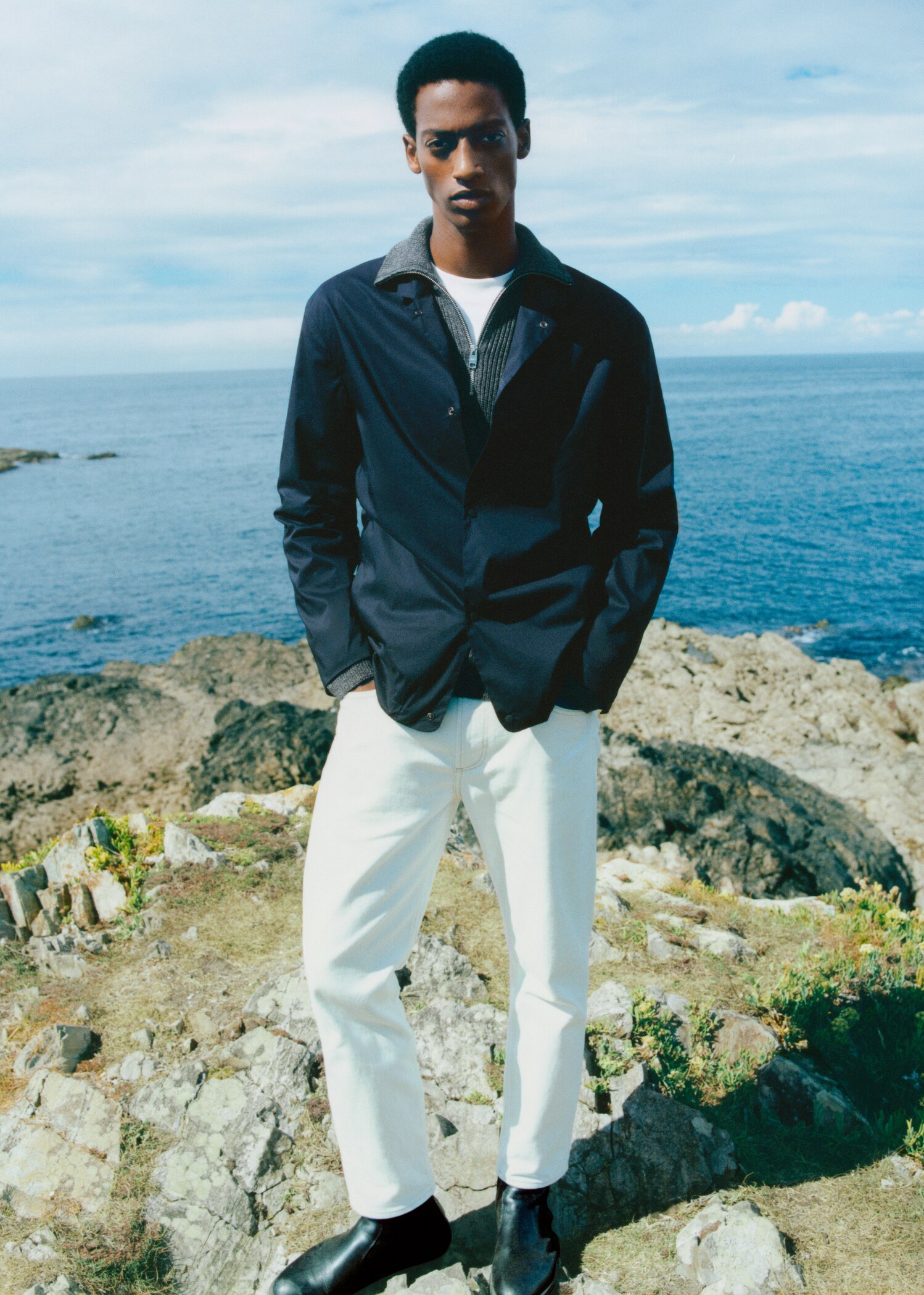 Chest-pocket cotton overshirt - Details of the article 5