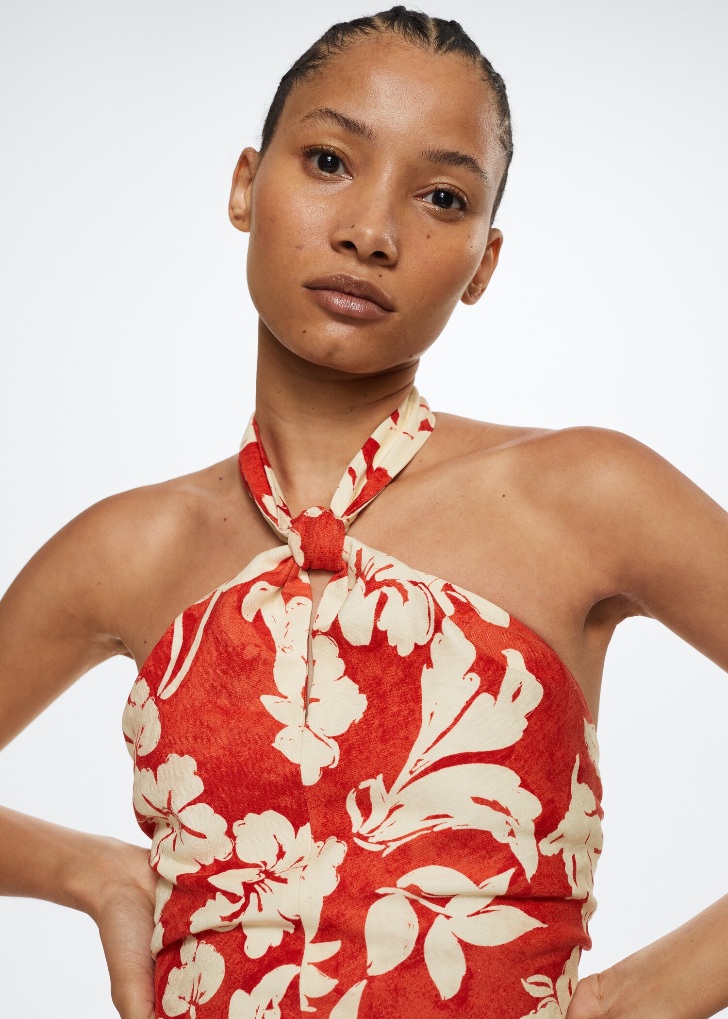 Linen crop top - Details of the article 1