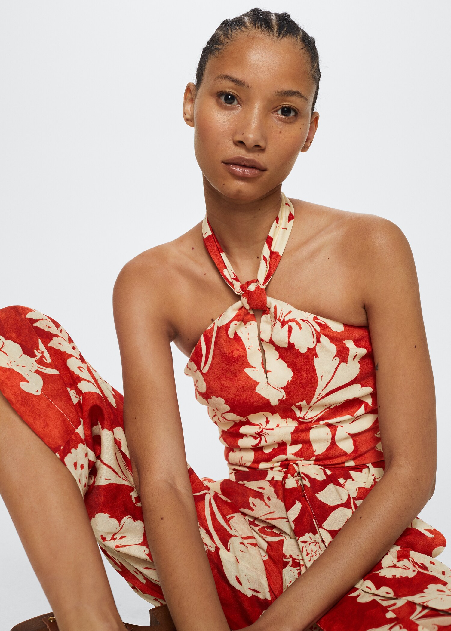 Linen crop top - Details of the article 2