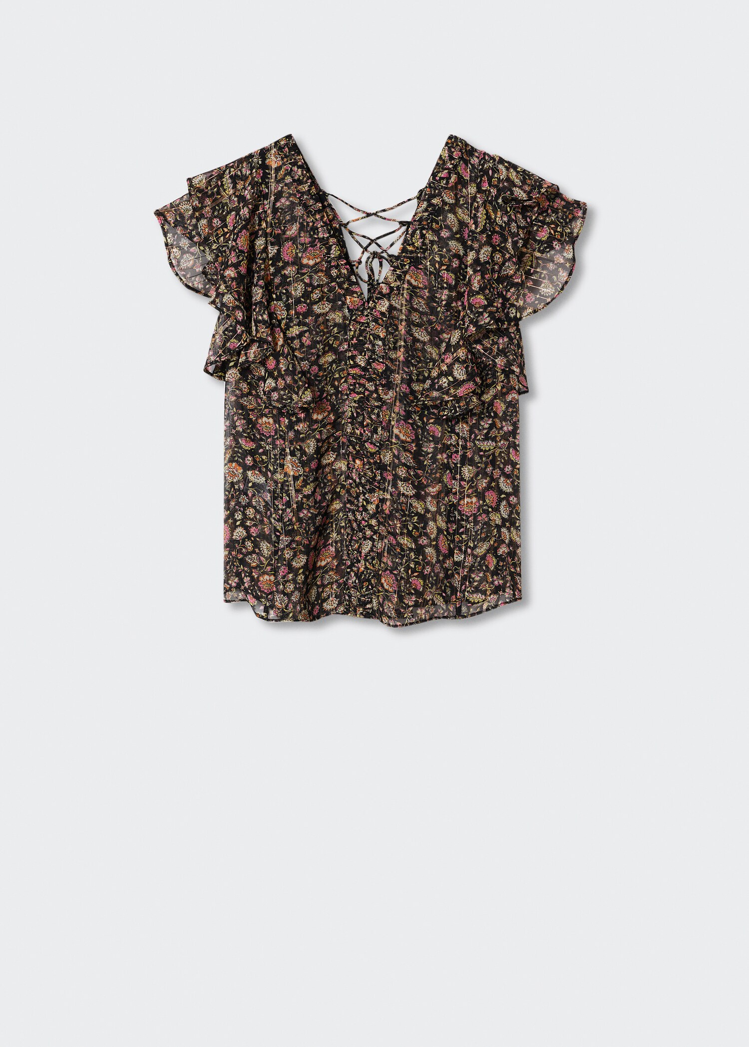 Lurex printed blouse - Article without model