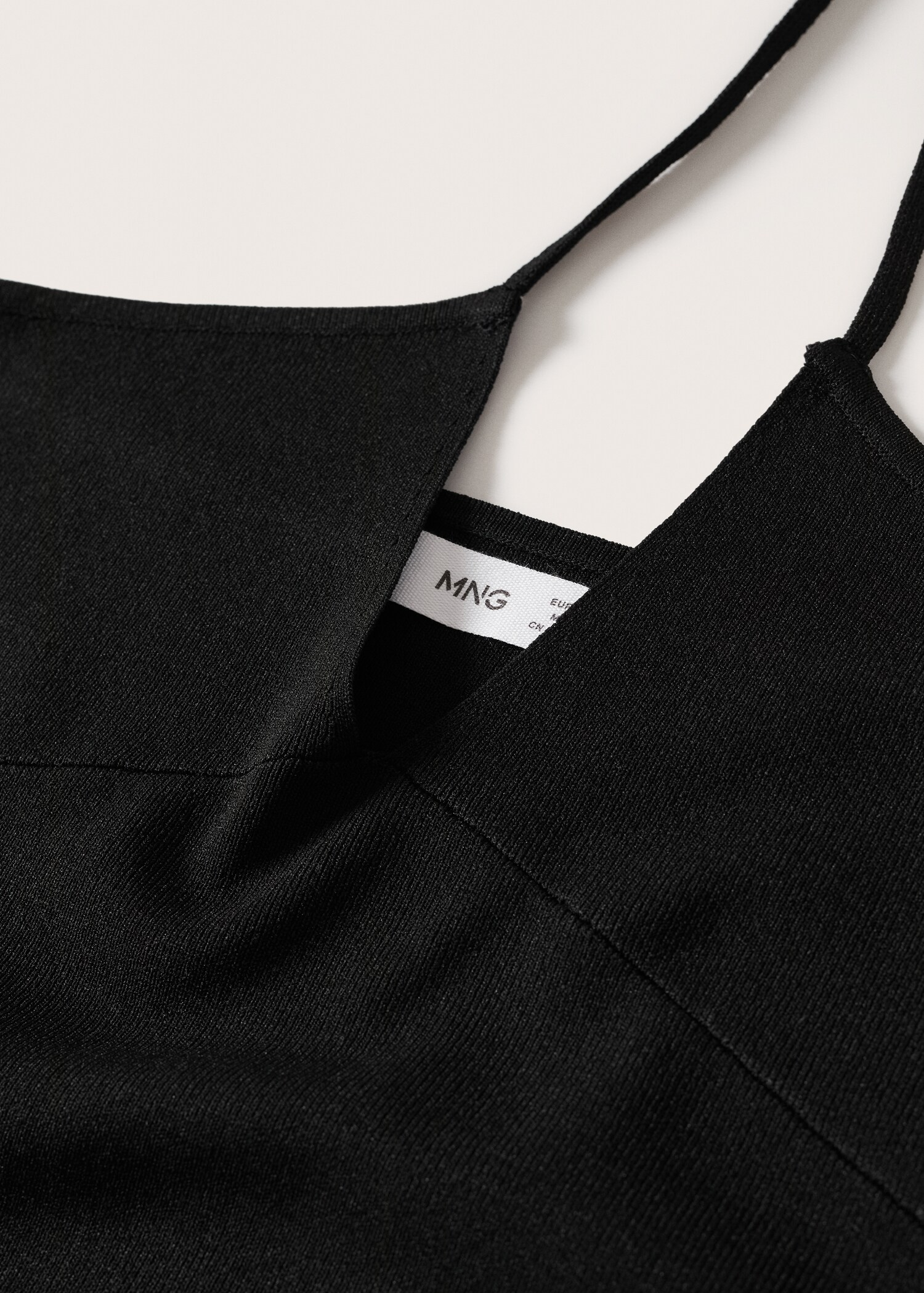 Knitted cropped top - Details of the article 8