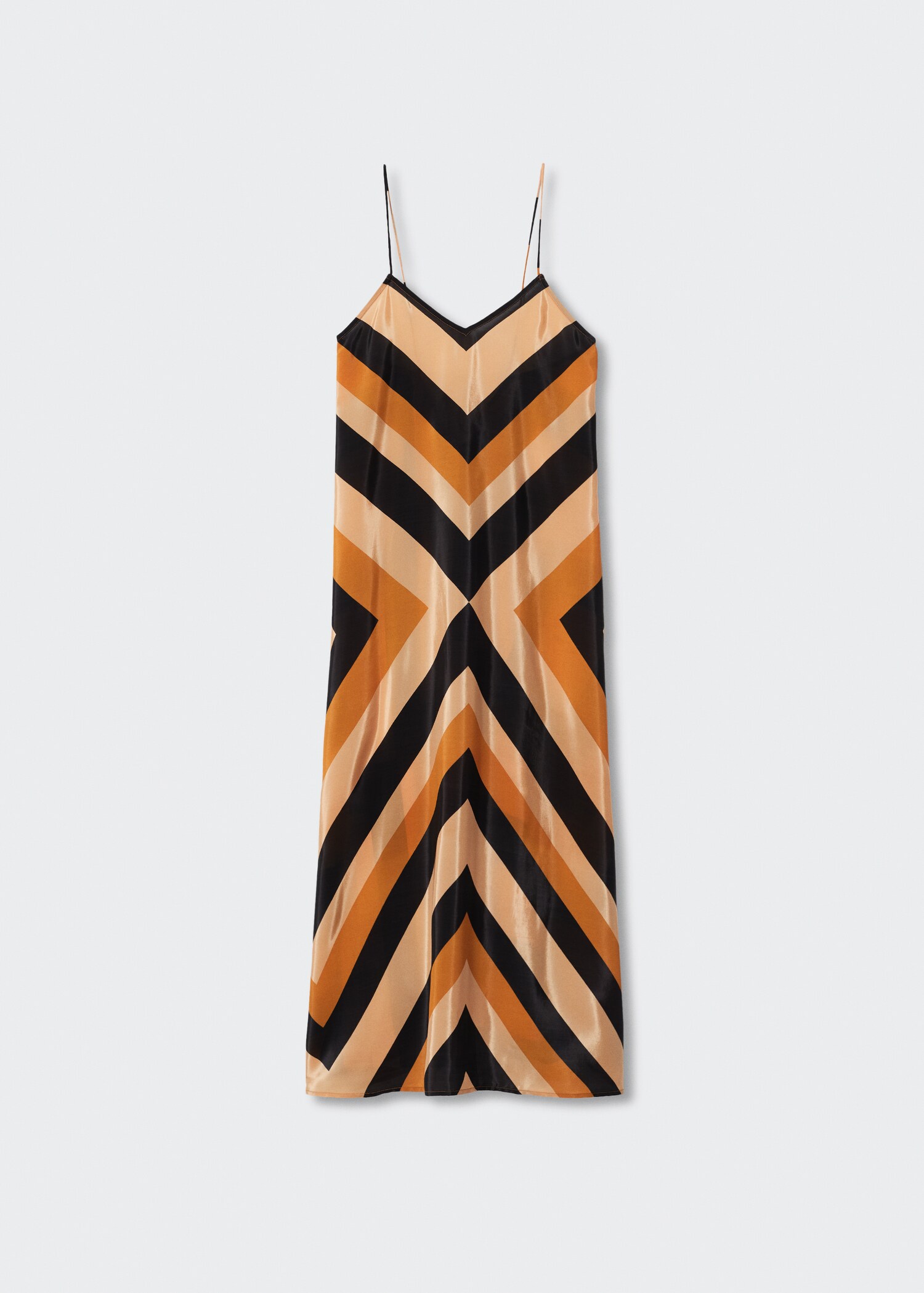 Vestido rayas satinado - Artículo sin modelo
