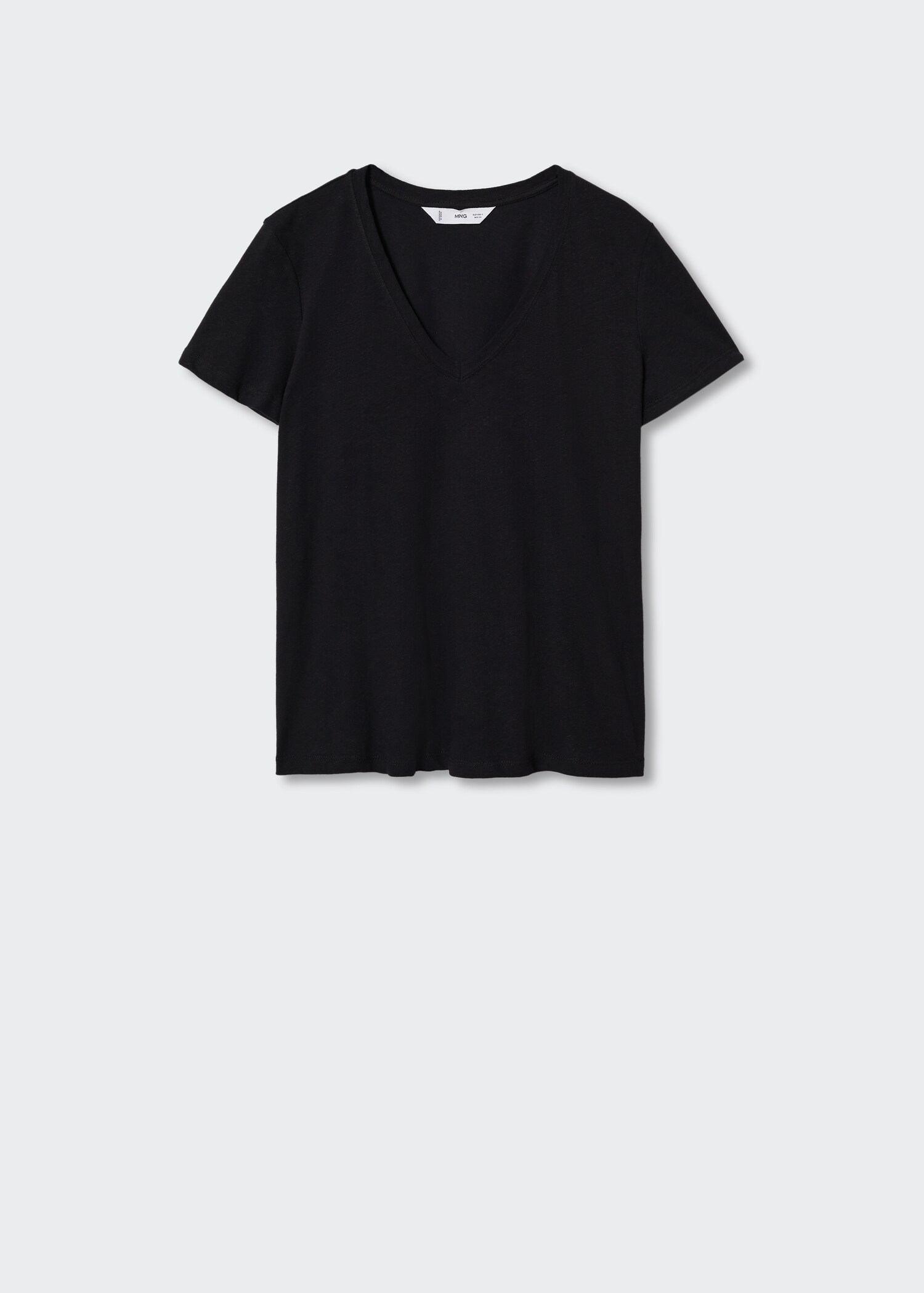 T-Shirt aus Leinen-Baumwoll-Mix - Artikel ohne Model