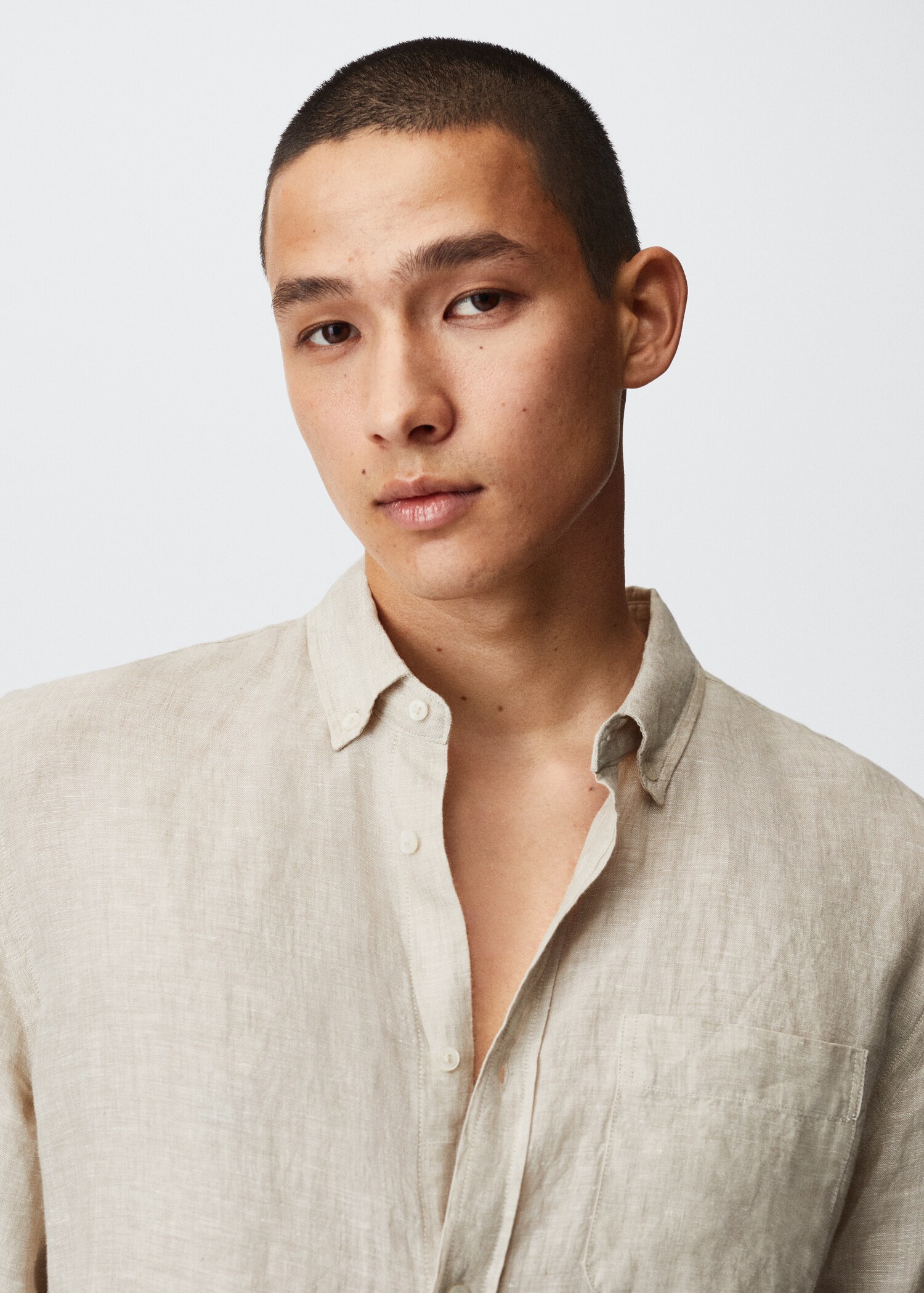 Chemise slim-fit 100 % lin - Détail de l'article 1