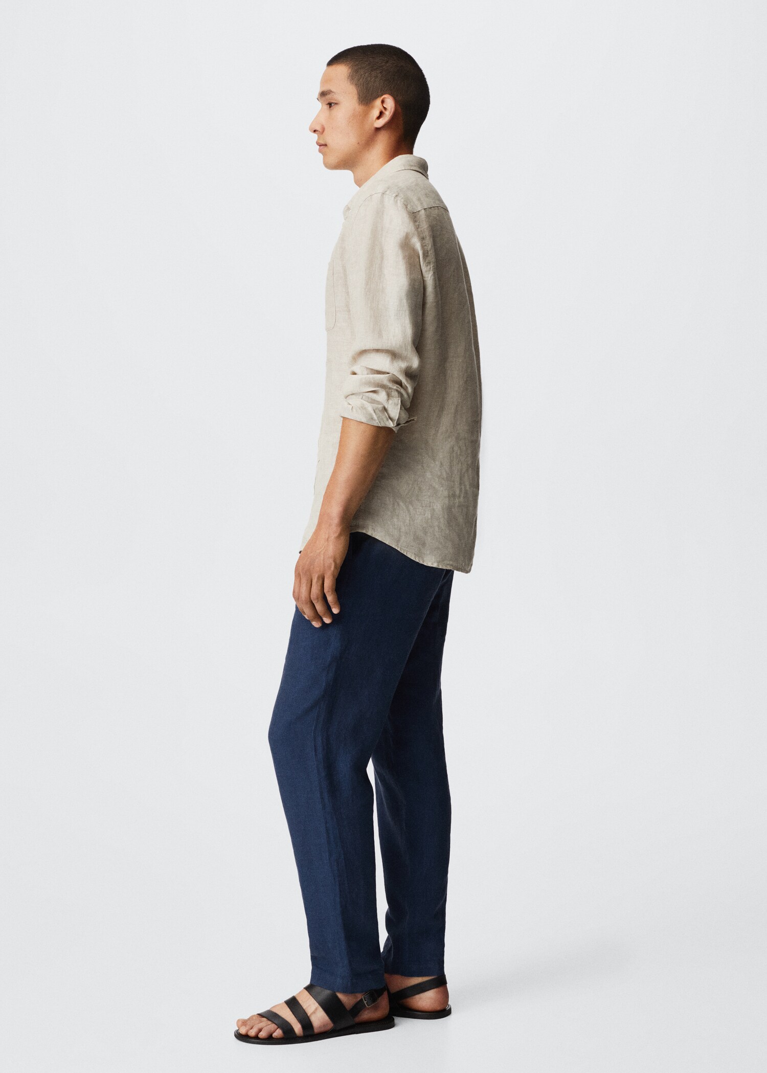 Chemise slim-fit 100 % lin - Détail de l'article 2