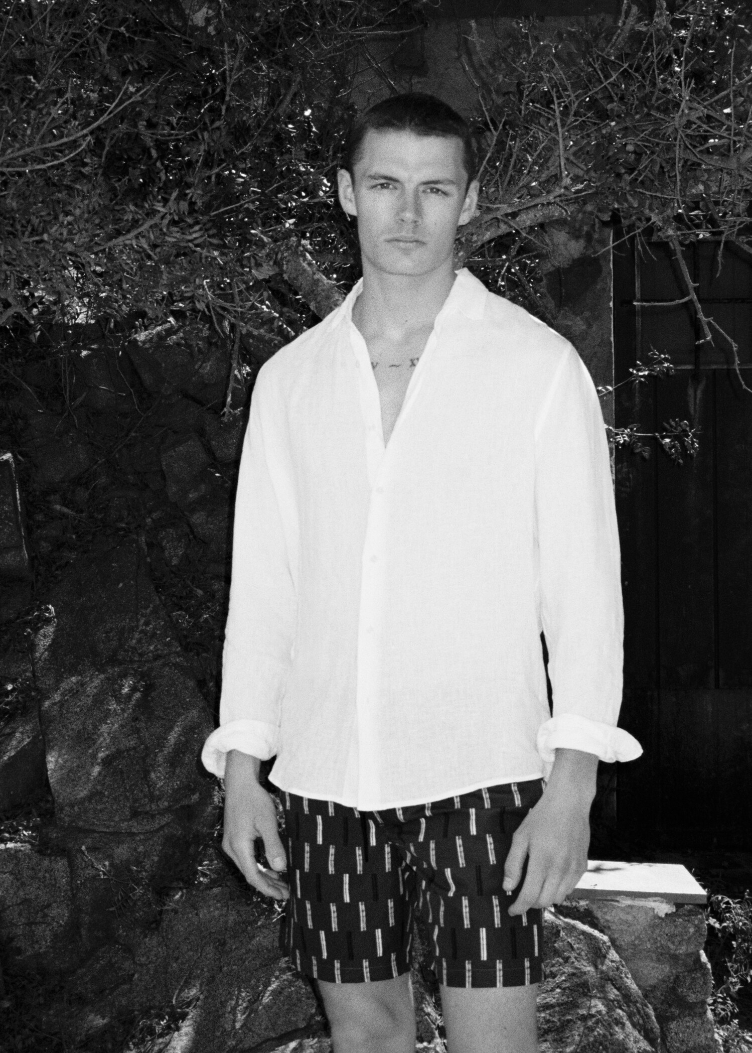 Ing slim fit len mandaringallér - A termék adatai 6