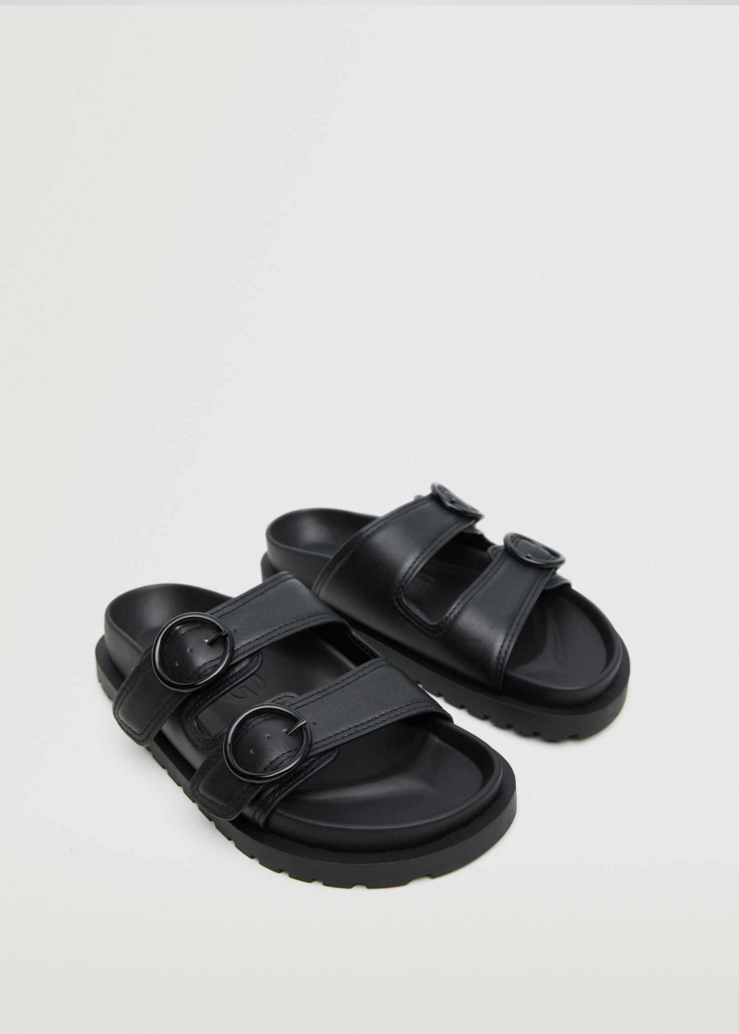 Sandalen met bandjes en gesp - Middenvlak