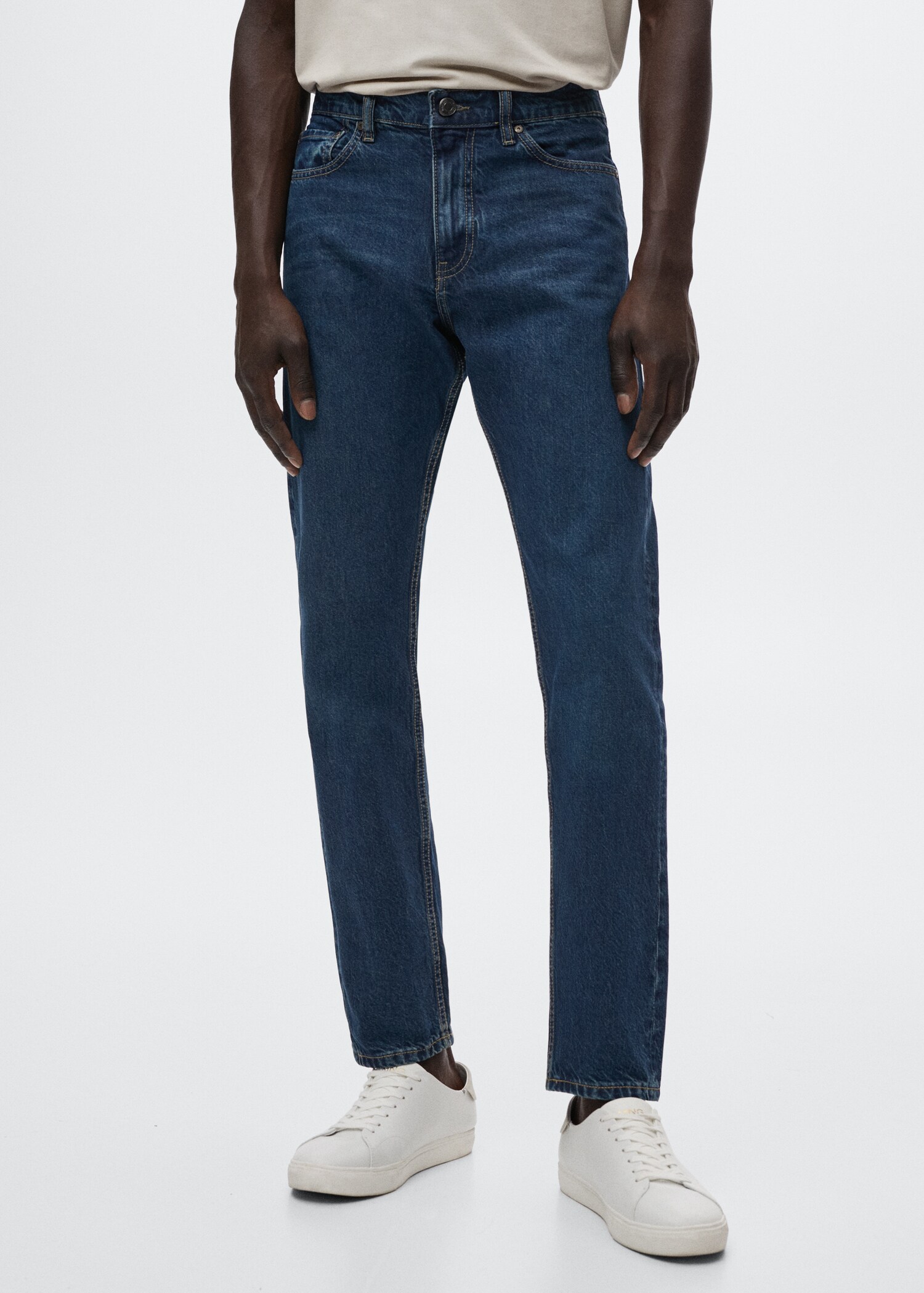 Straight Fit-Jeans Bob - Mittlere Ansicht