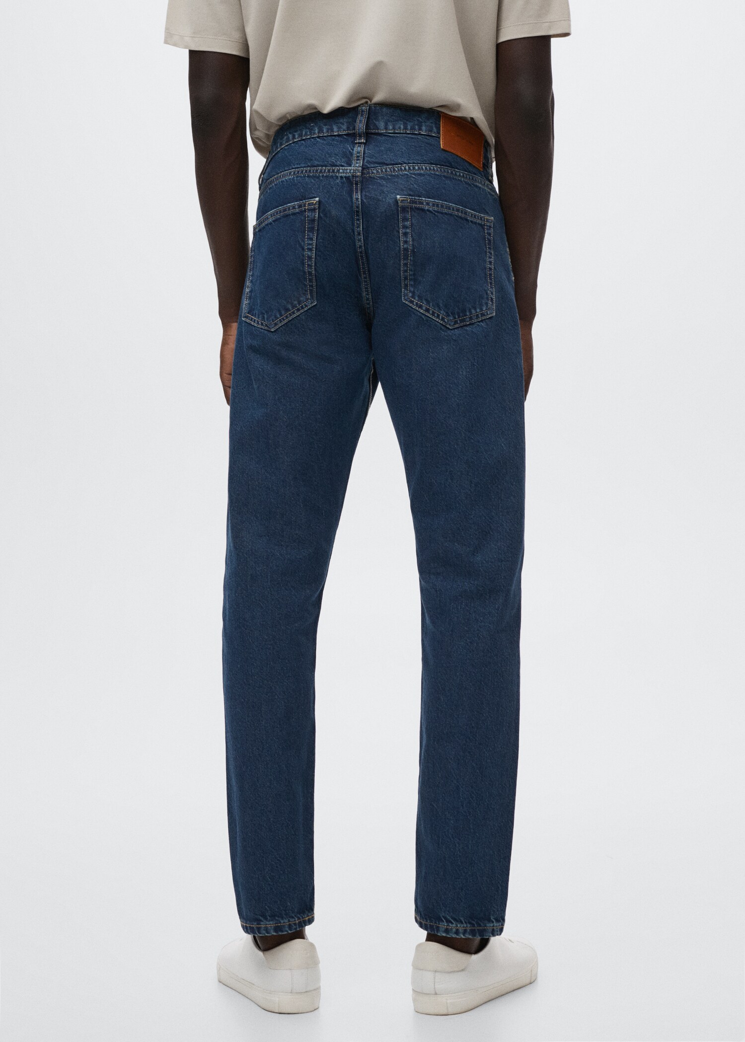 Straight Fit-Jeans Bob - Rückseite des Artikels