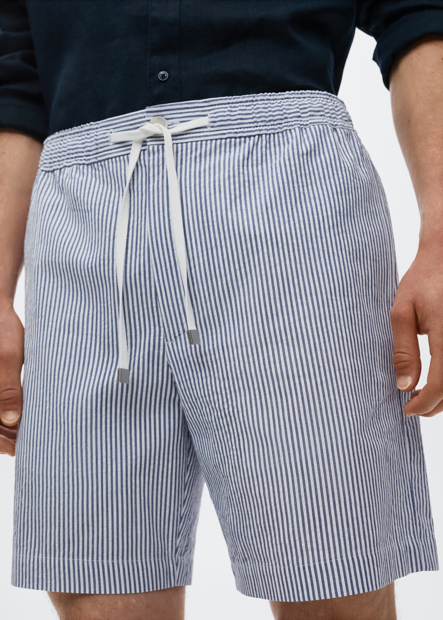 Bermuda seersucker rayures - Détail de l'article 1