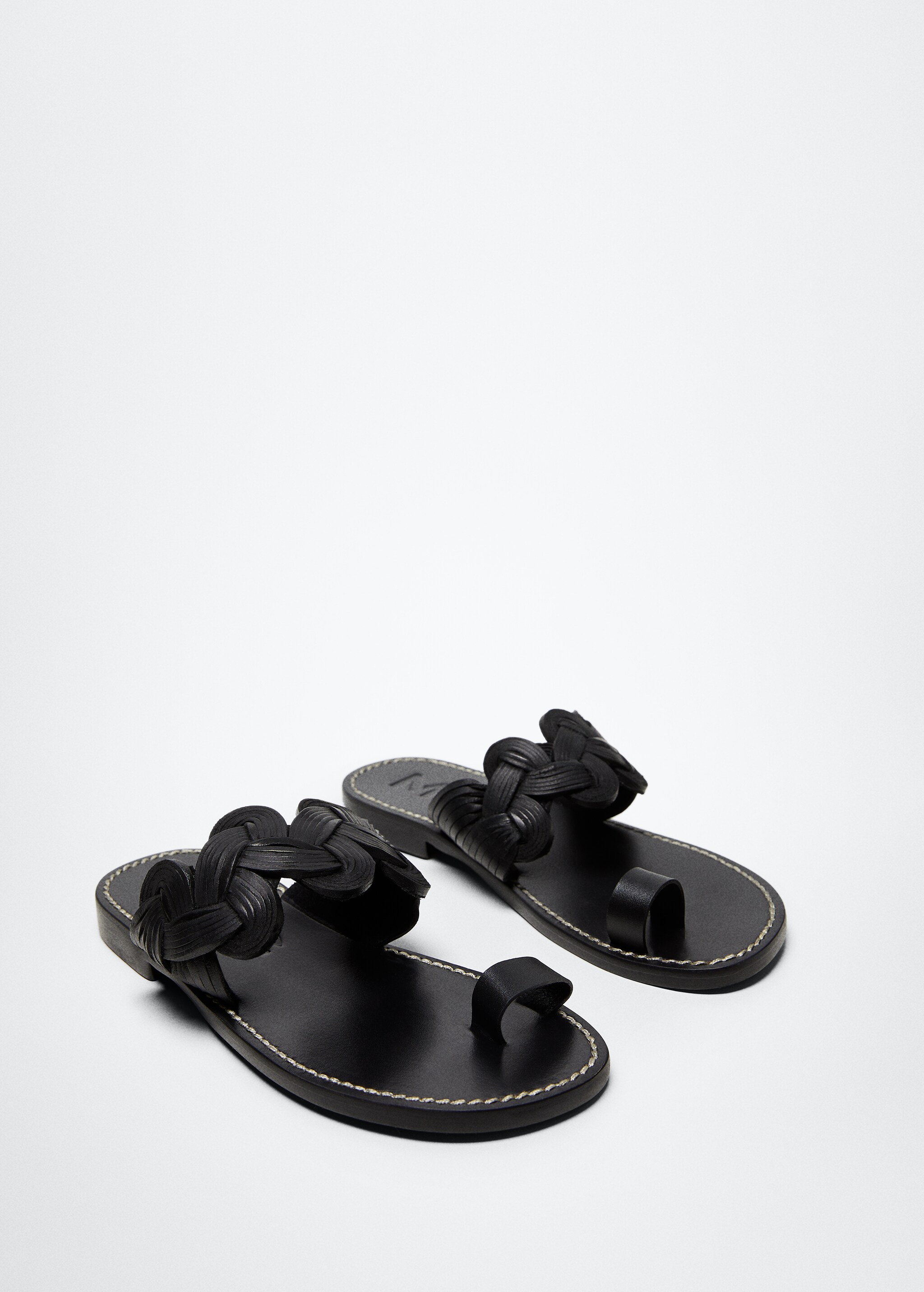 Leather braided sandals - Details of the article 3