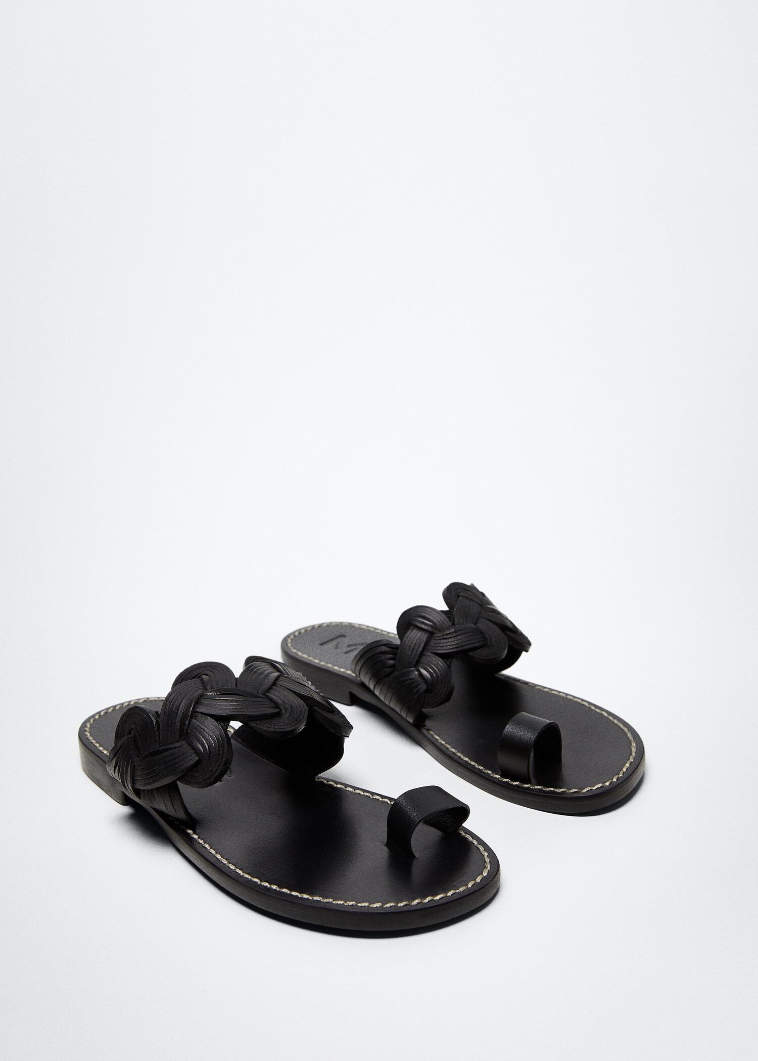 Sandales tressées cuir - Détail de l'article 3