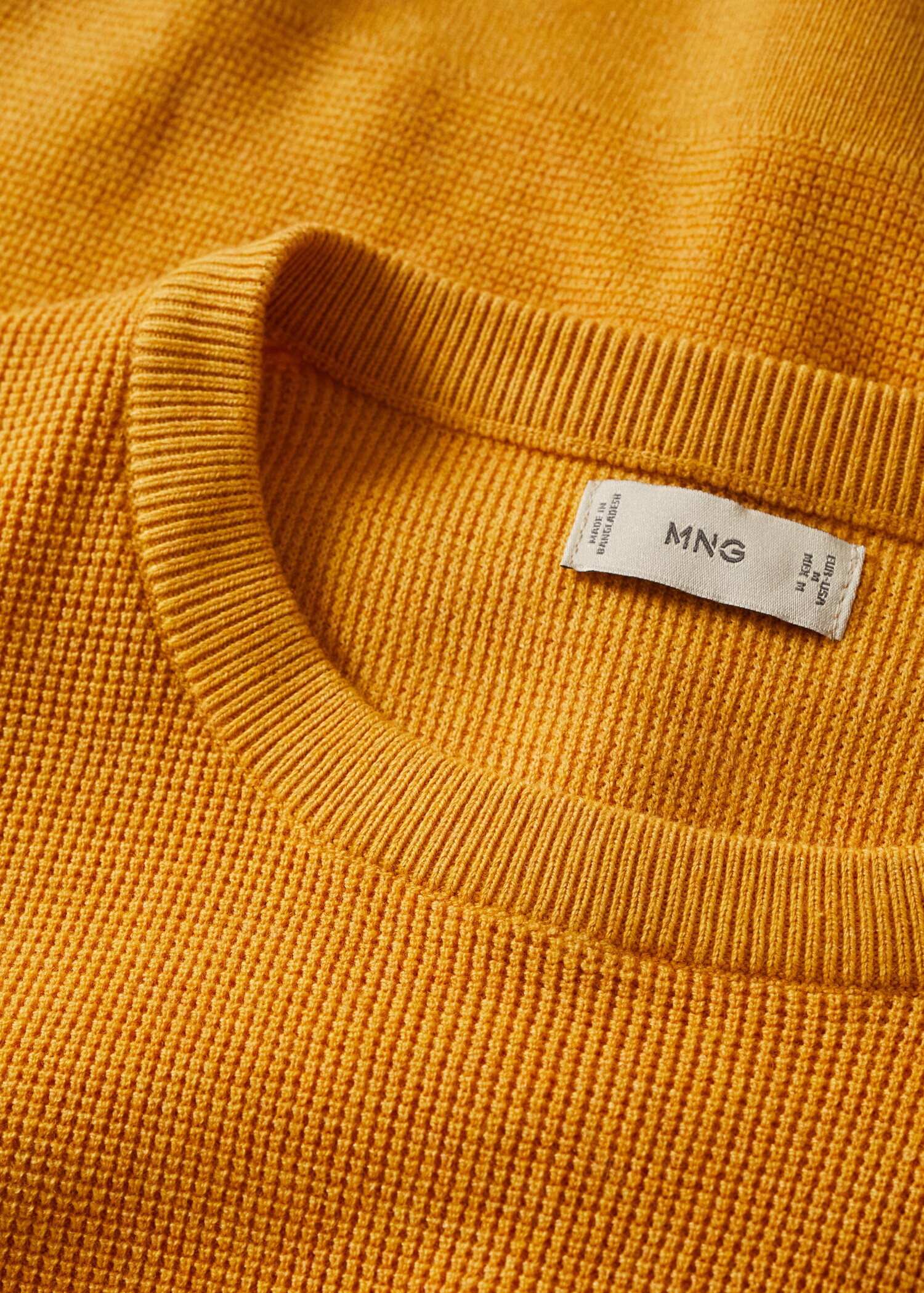 Structured cotton sweater - Details of the article 7