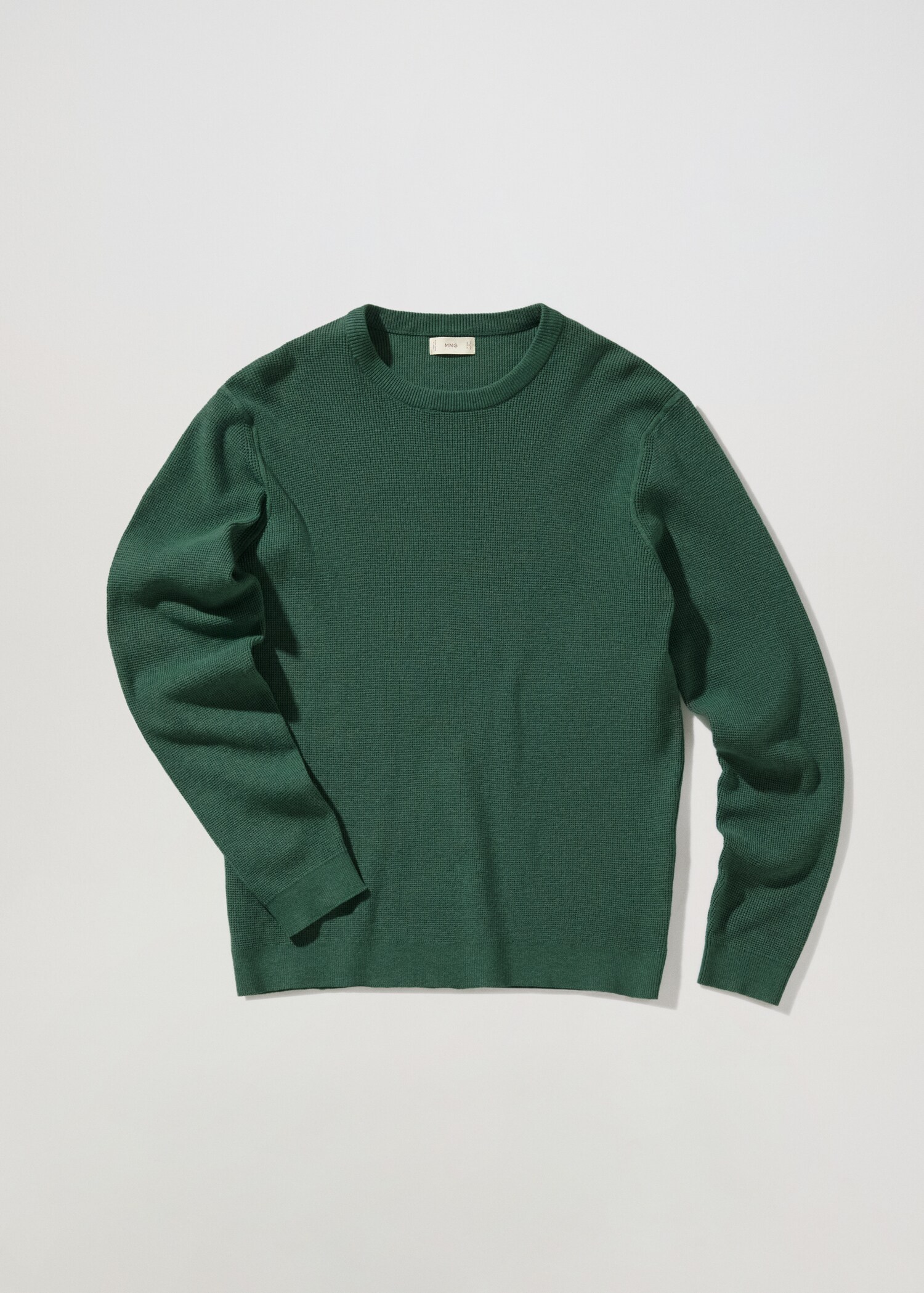 Structured cotton sweater - Article without model