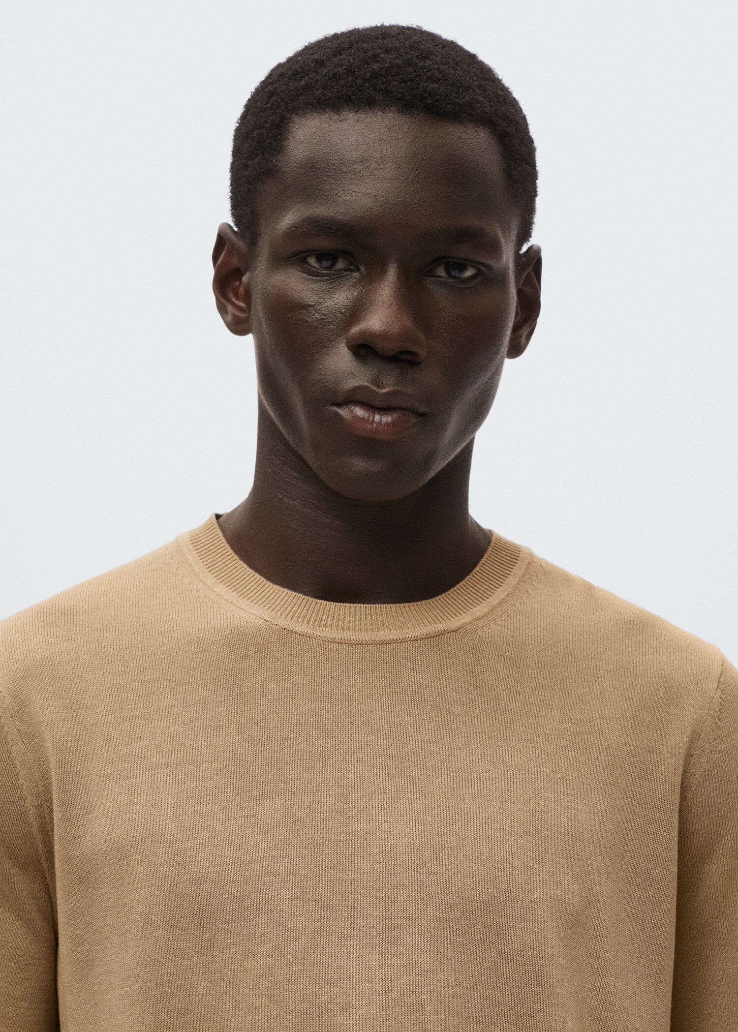 Knitted linen T-shirt - Details of the article 1