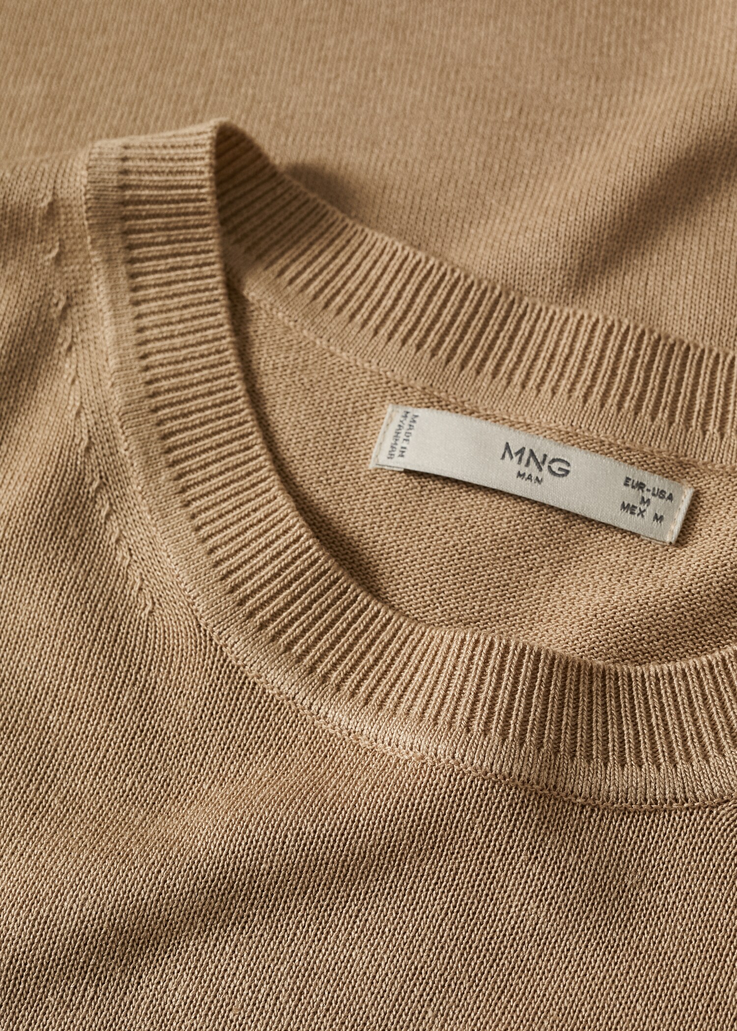 Knitted linen T-shirt - Details of the article 7