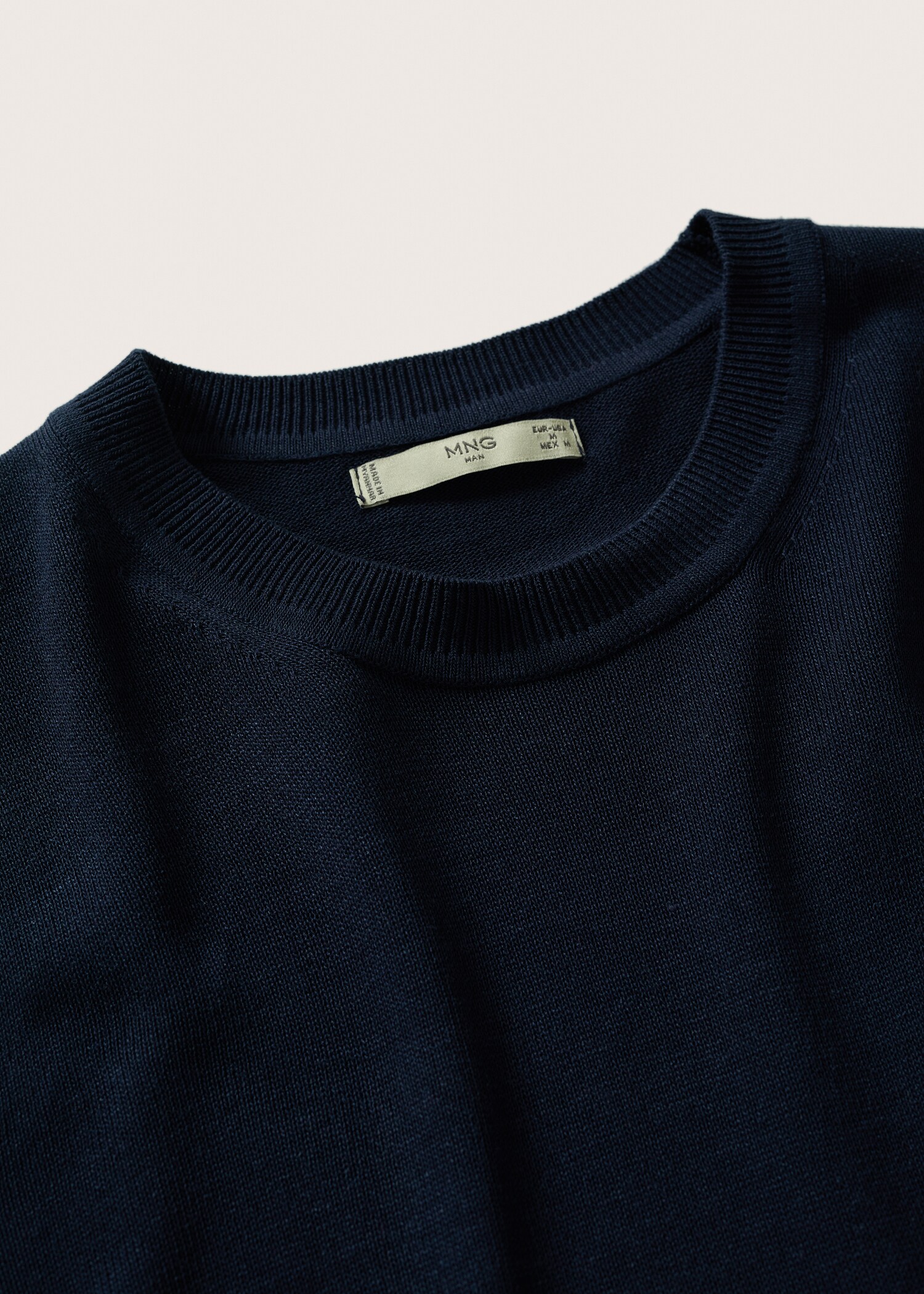 Knitted linen T-shirt - Details of the article 8