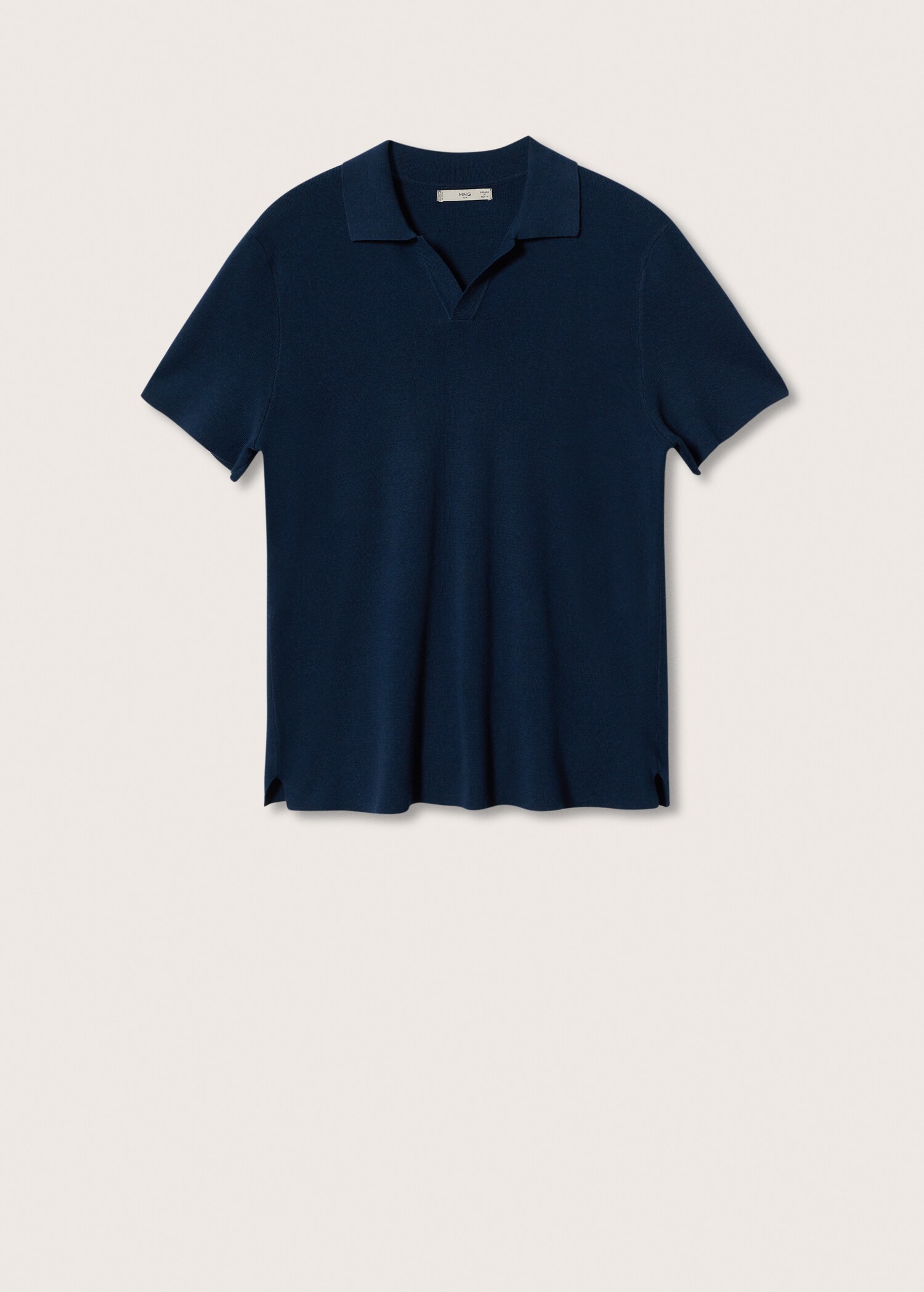 Fluid linen polo shirt - Article without model