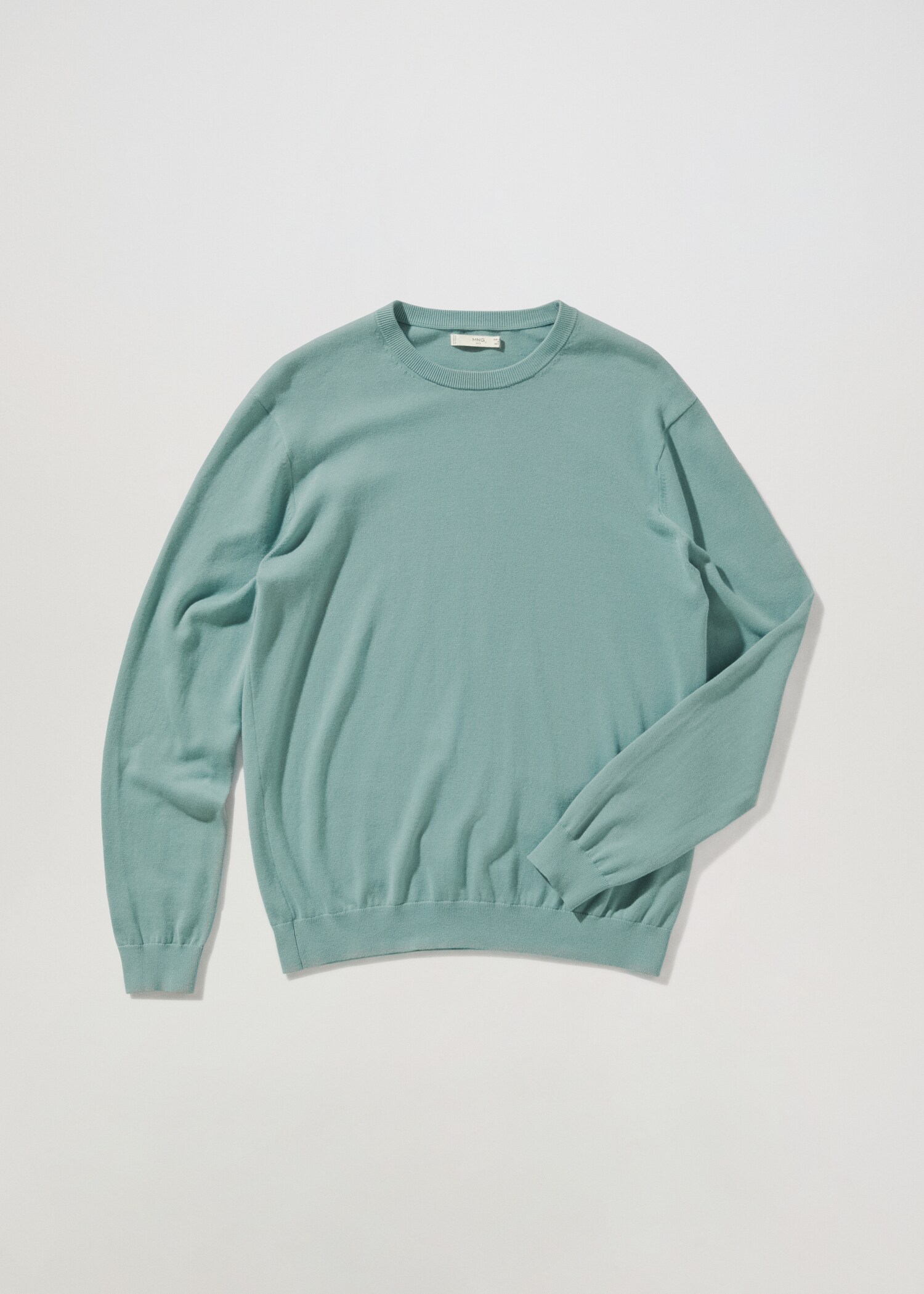 Fine-knit cotton sweater - Article without model