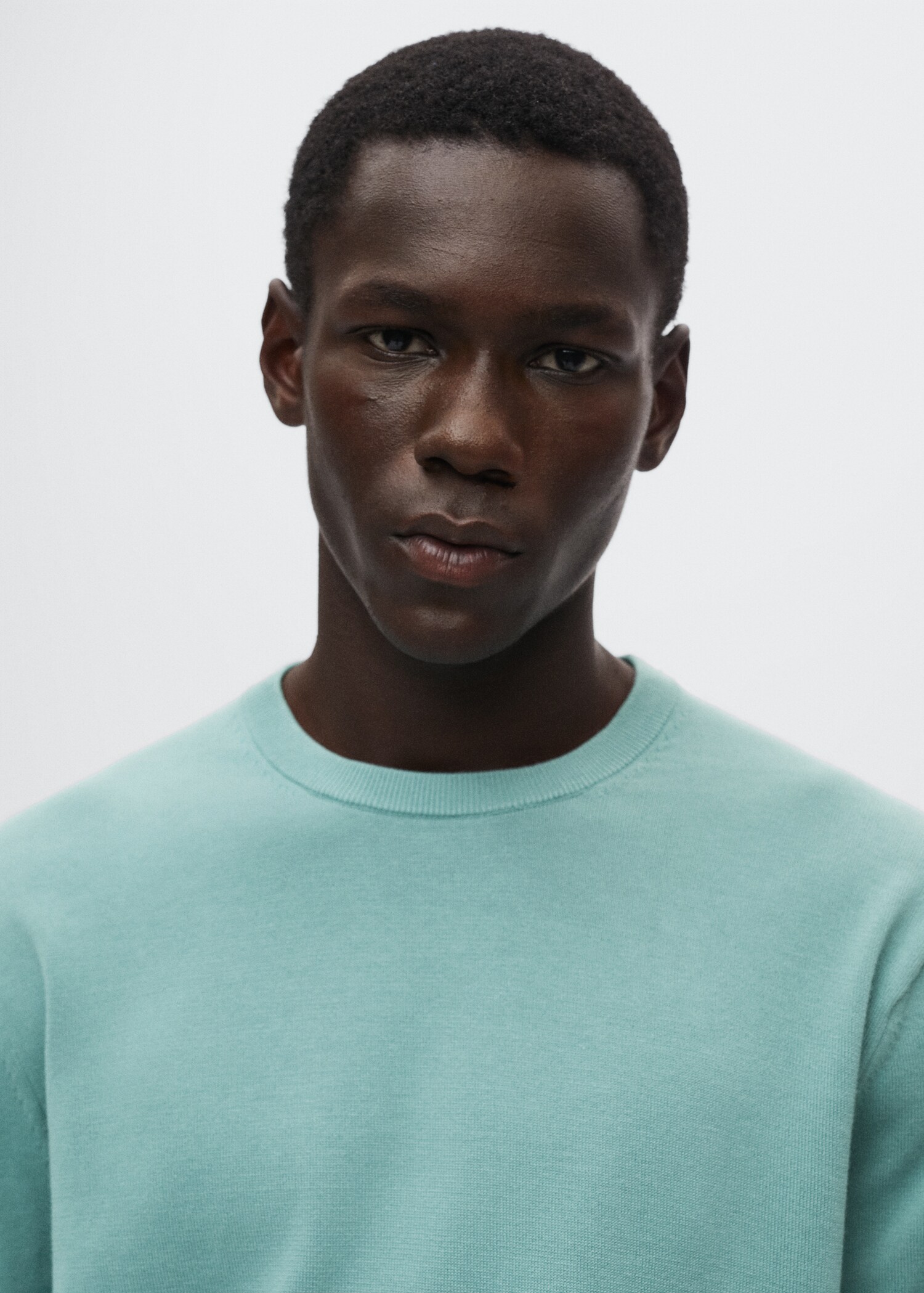 Fine-knit cotton sweater - Details of the article 2