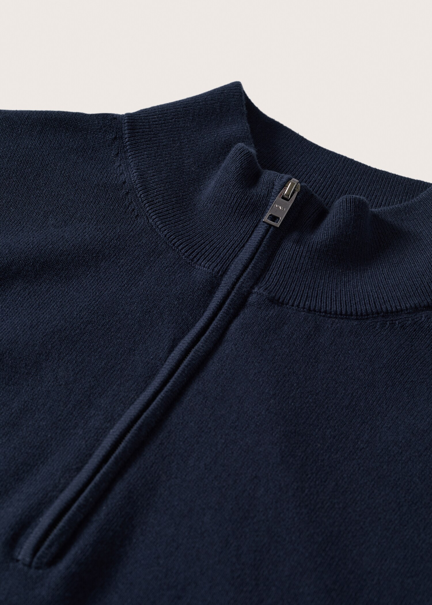 Baumwollpullover mit Reißverschluss - Detail des Artikels 8