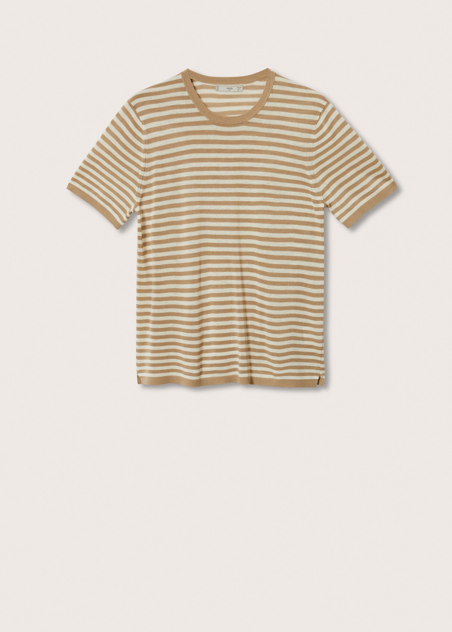 Striped linen T-shirt - Article without model