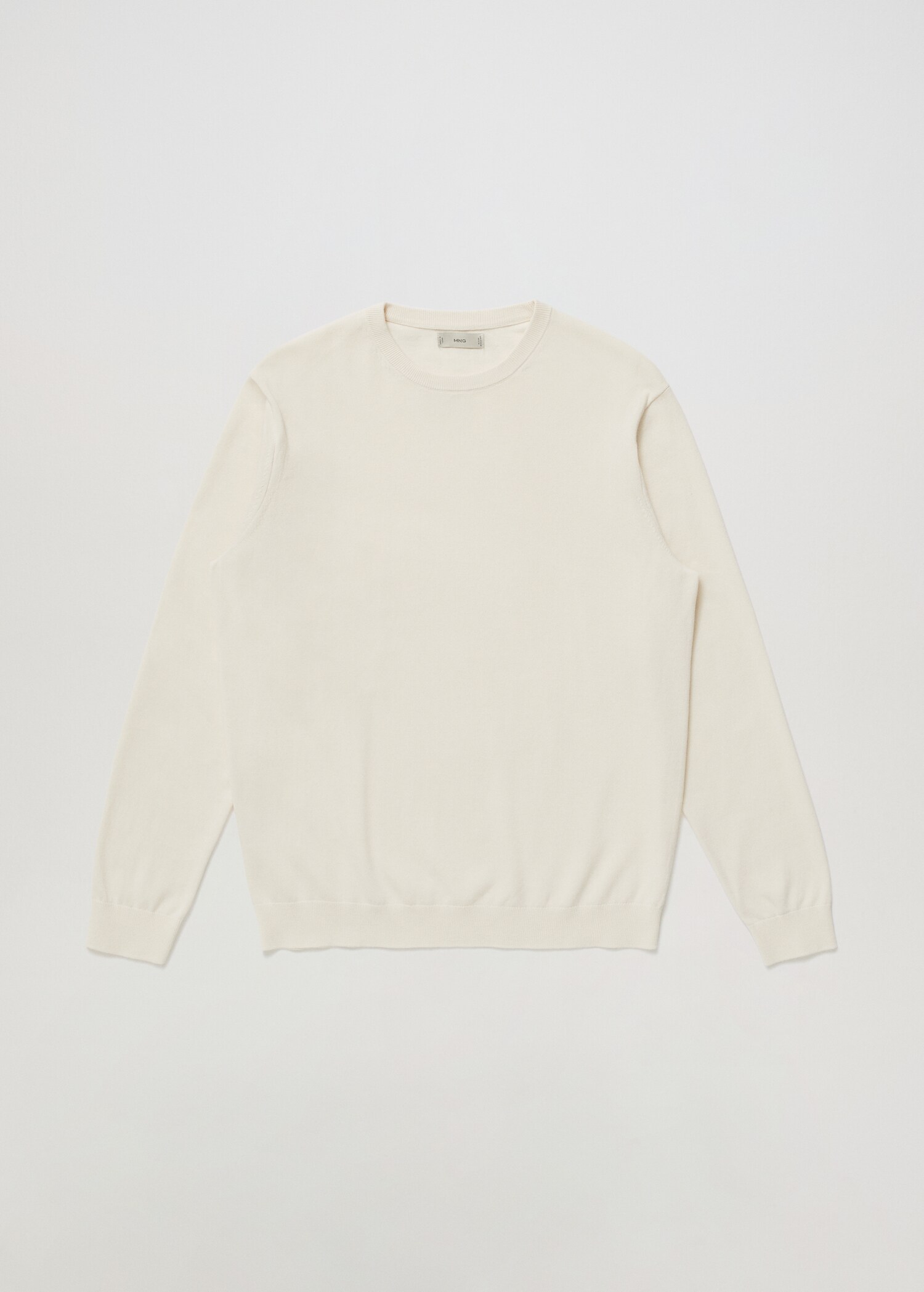 Fine-knit cotton sweater - Details of the article 4
