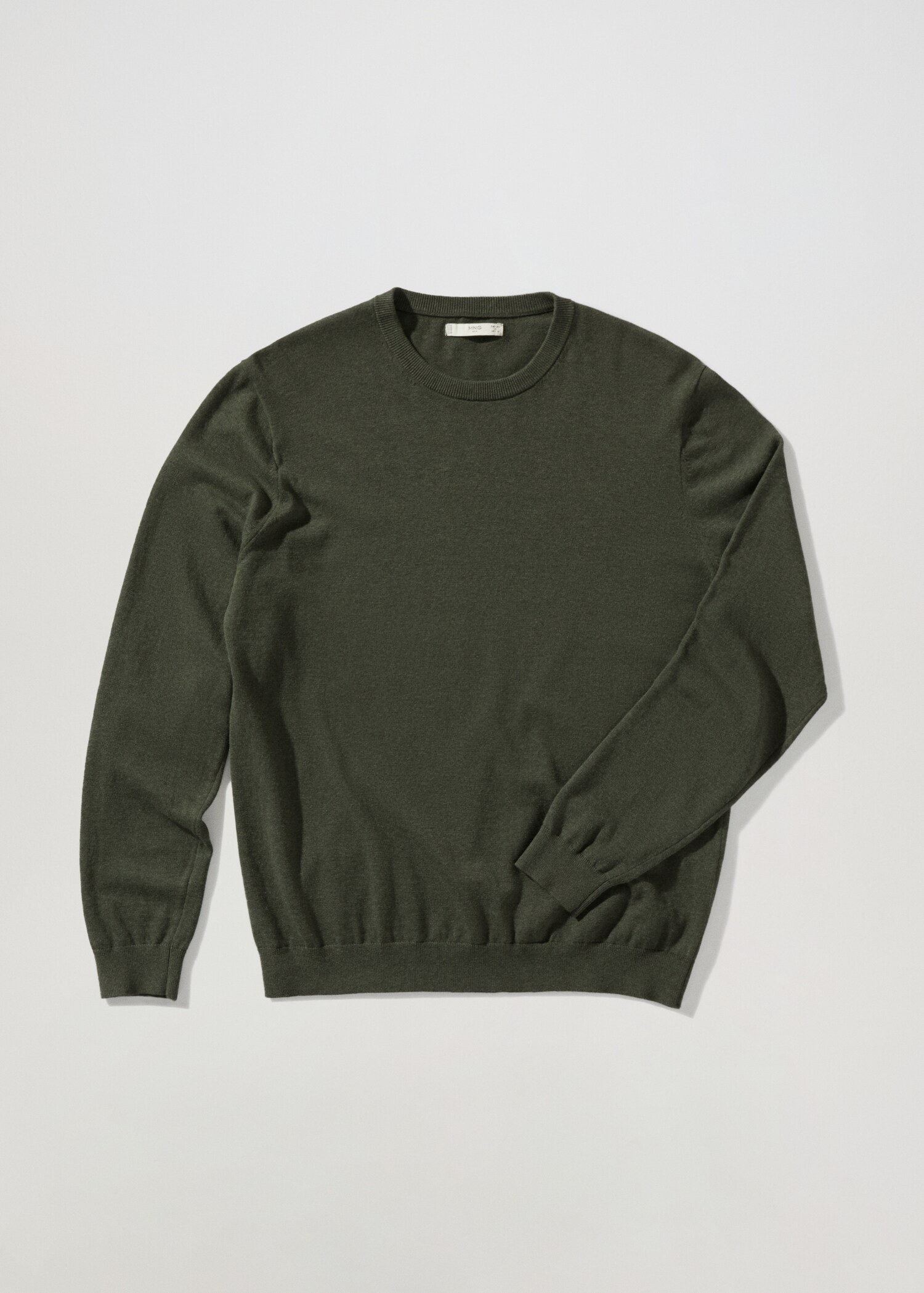 Fine-knit cotton sweater - Article without model