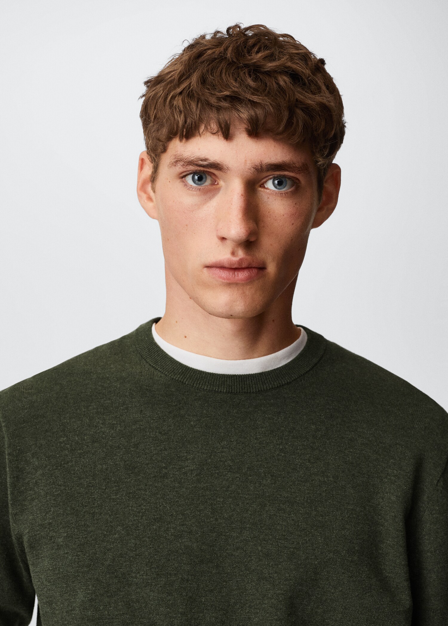 Fine-knit cotton sweater - Details of the article 1