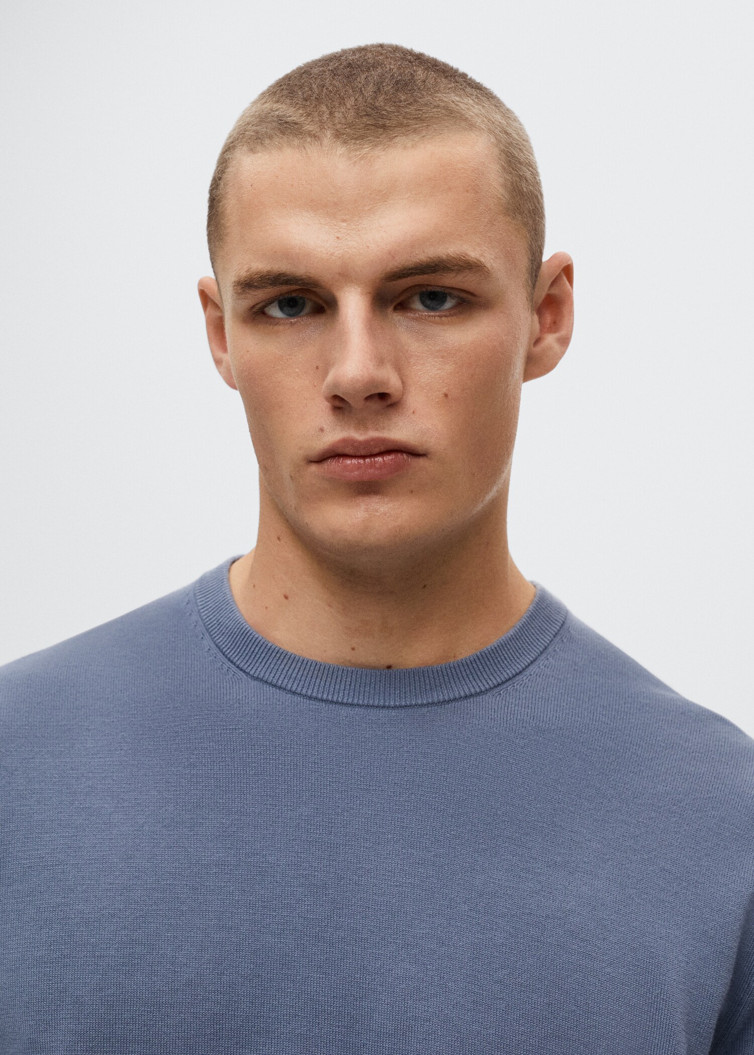 Fine-knit cotton sweater - Details of the article 1