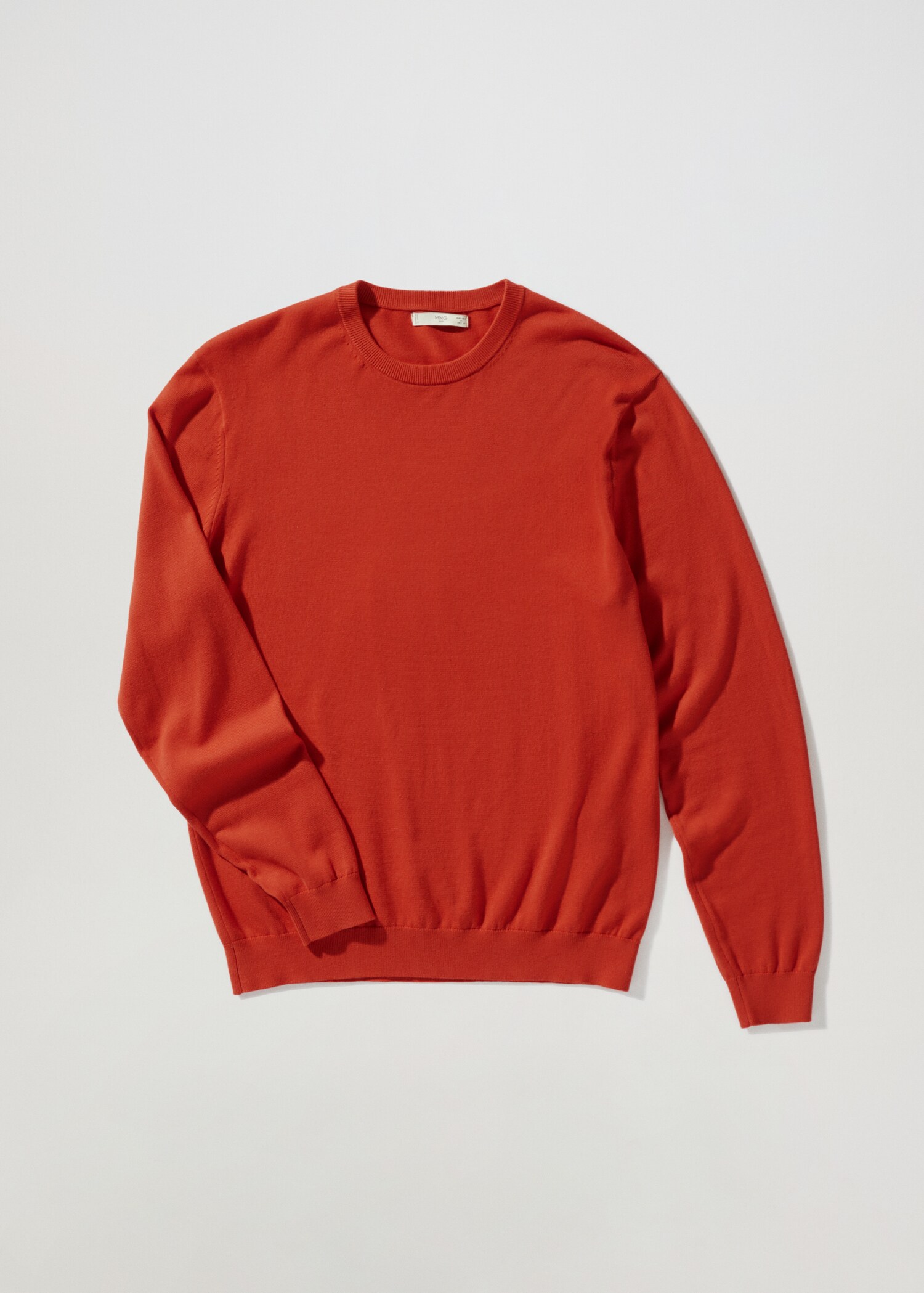 Fine-knit cotton sweater - Article without model