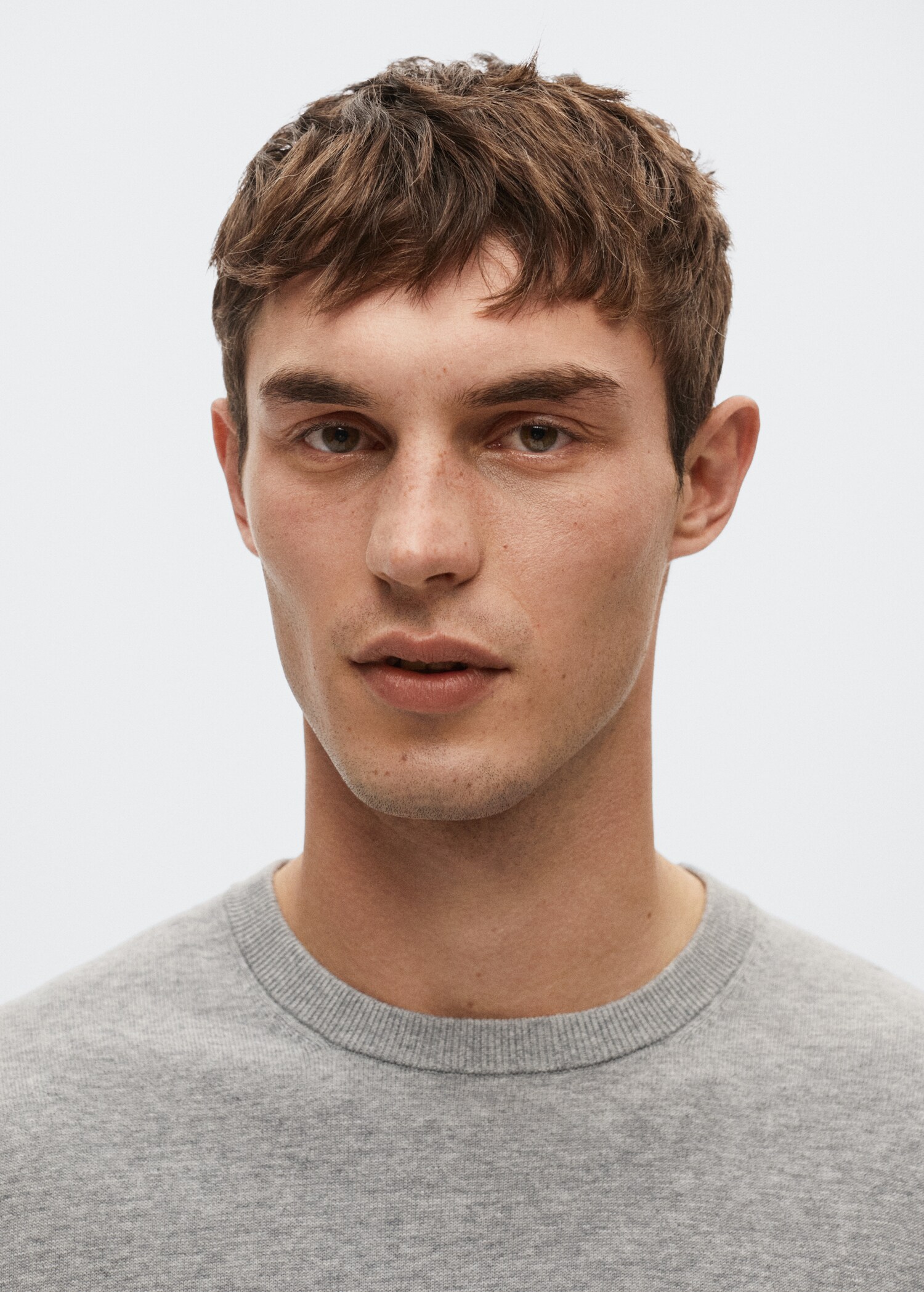 Fine-knit cotton sweater - Details of the article 1