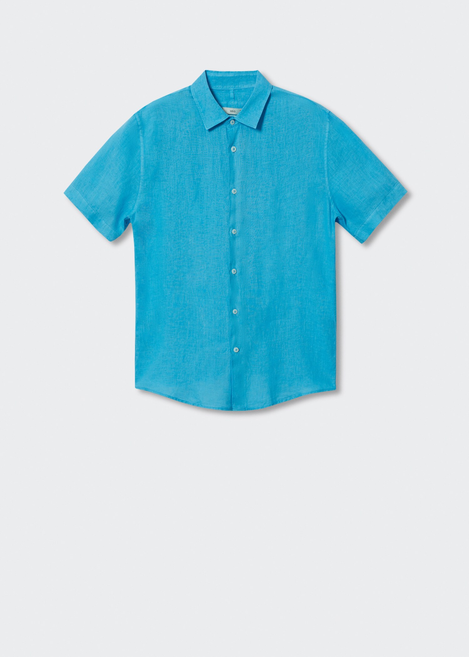 100% linen short sleeve shirt - Article without model