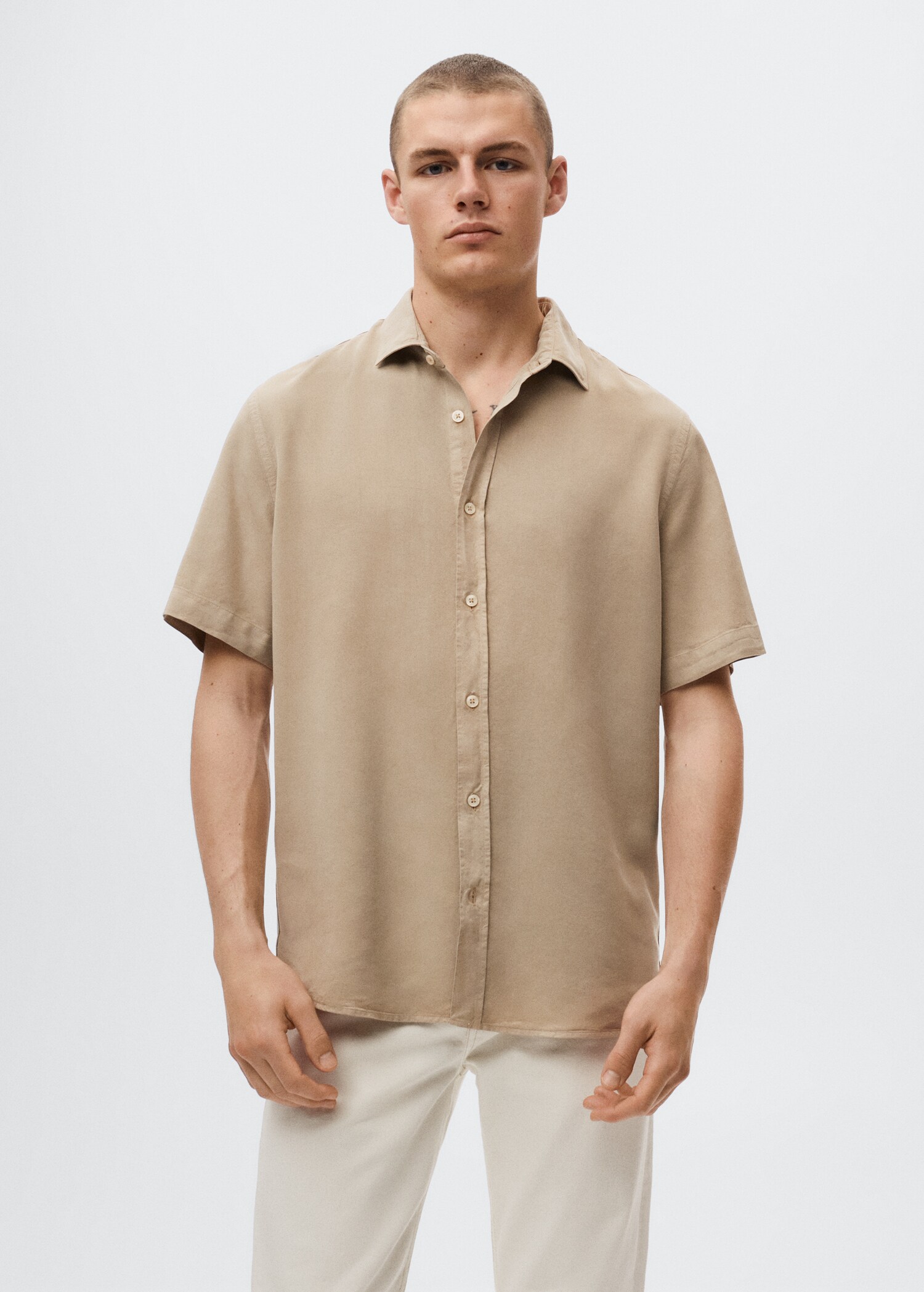 Lyocell fluid shirt - Medium plane