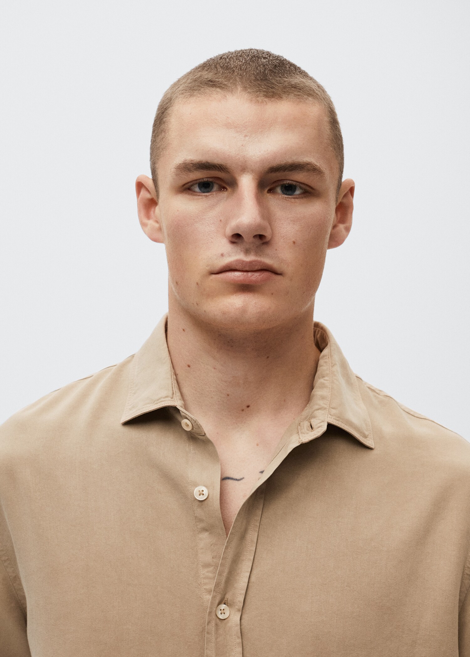 Lyocell fluid shirt - Details of the article 1