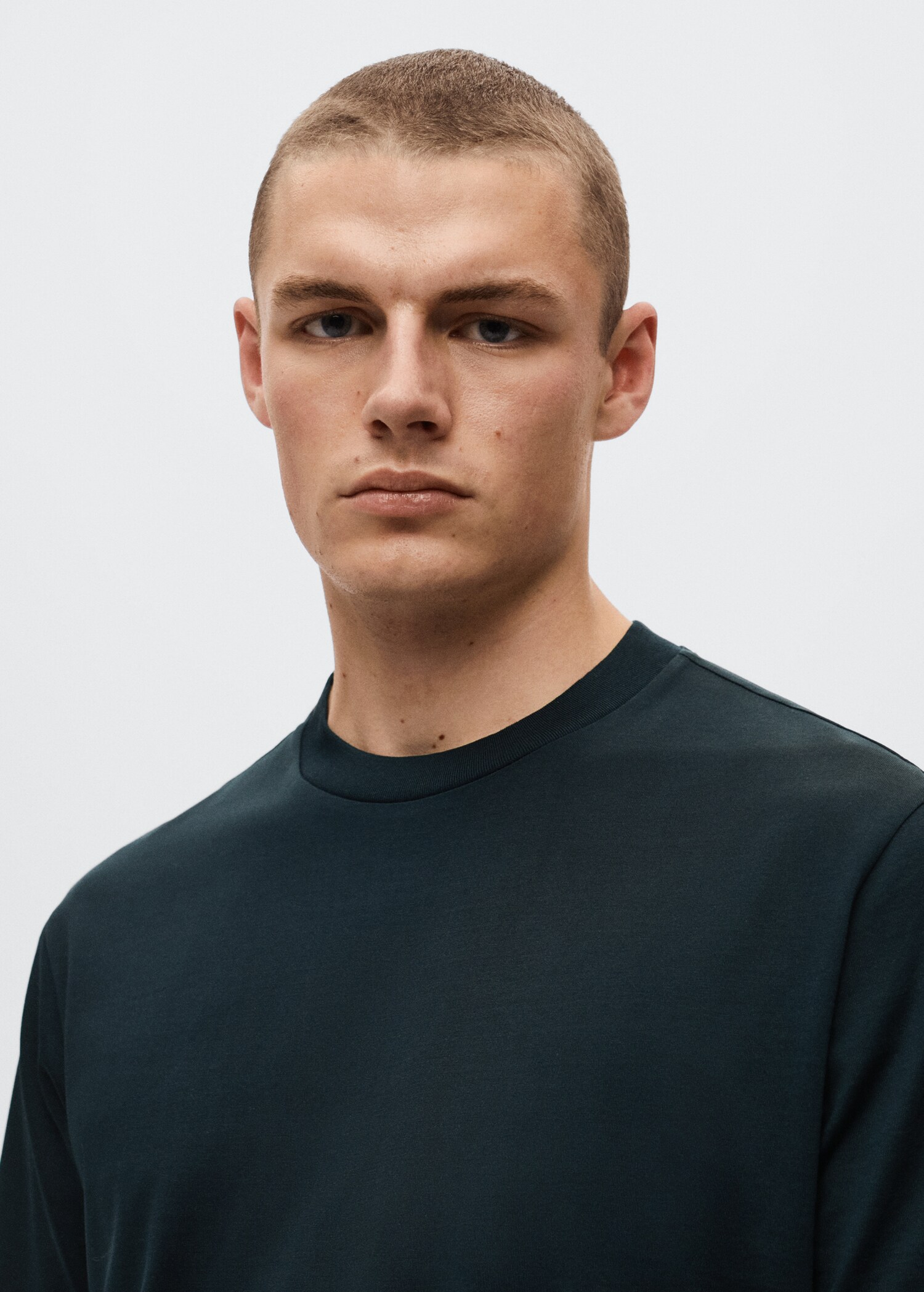 Mercerised regular-fit  t-shirt - Details of the article 1