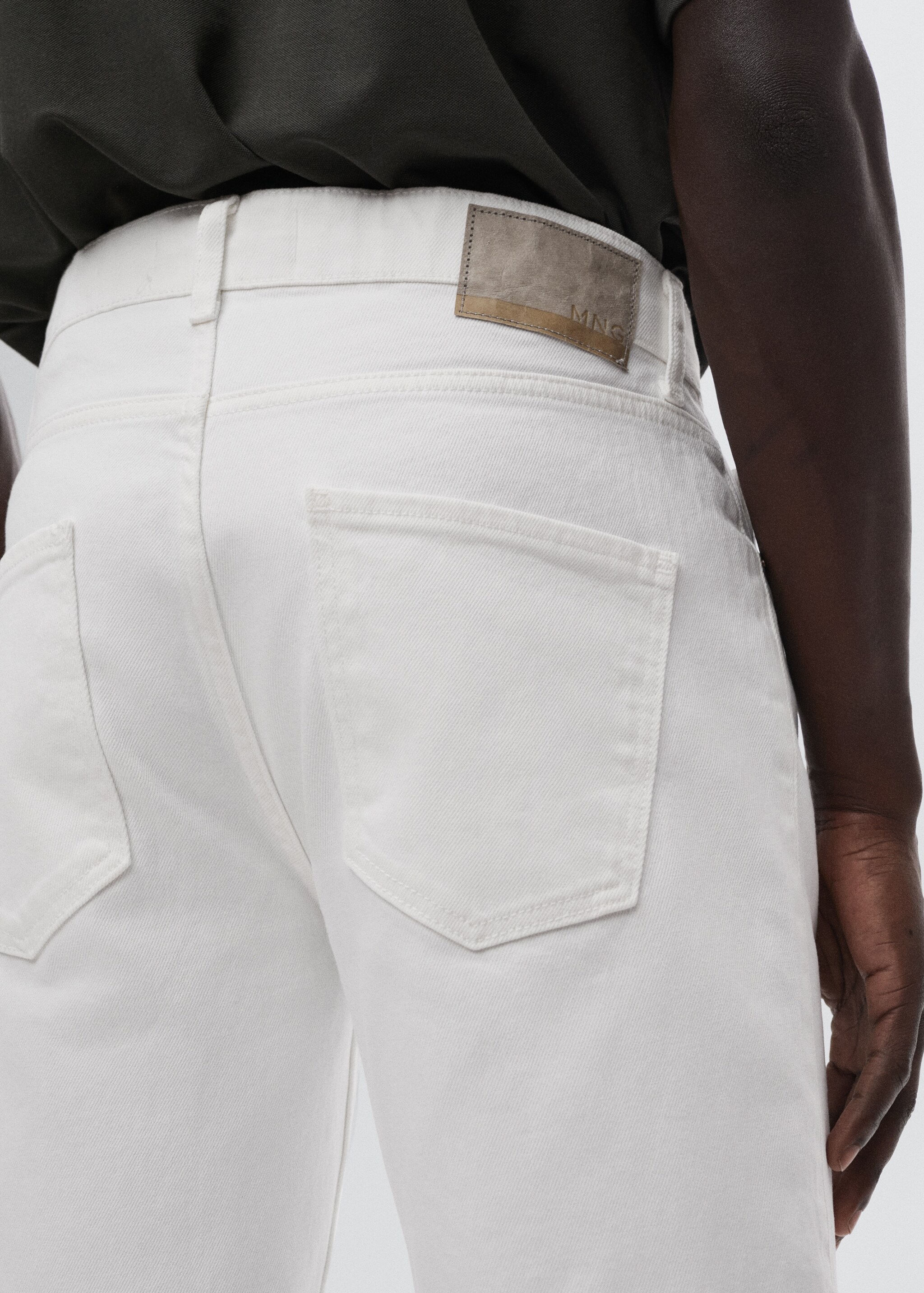 Regular-fit denim bermuda shorts - Details of the article 2