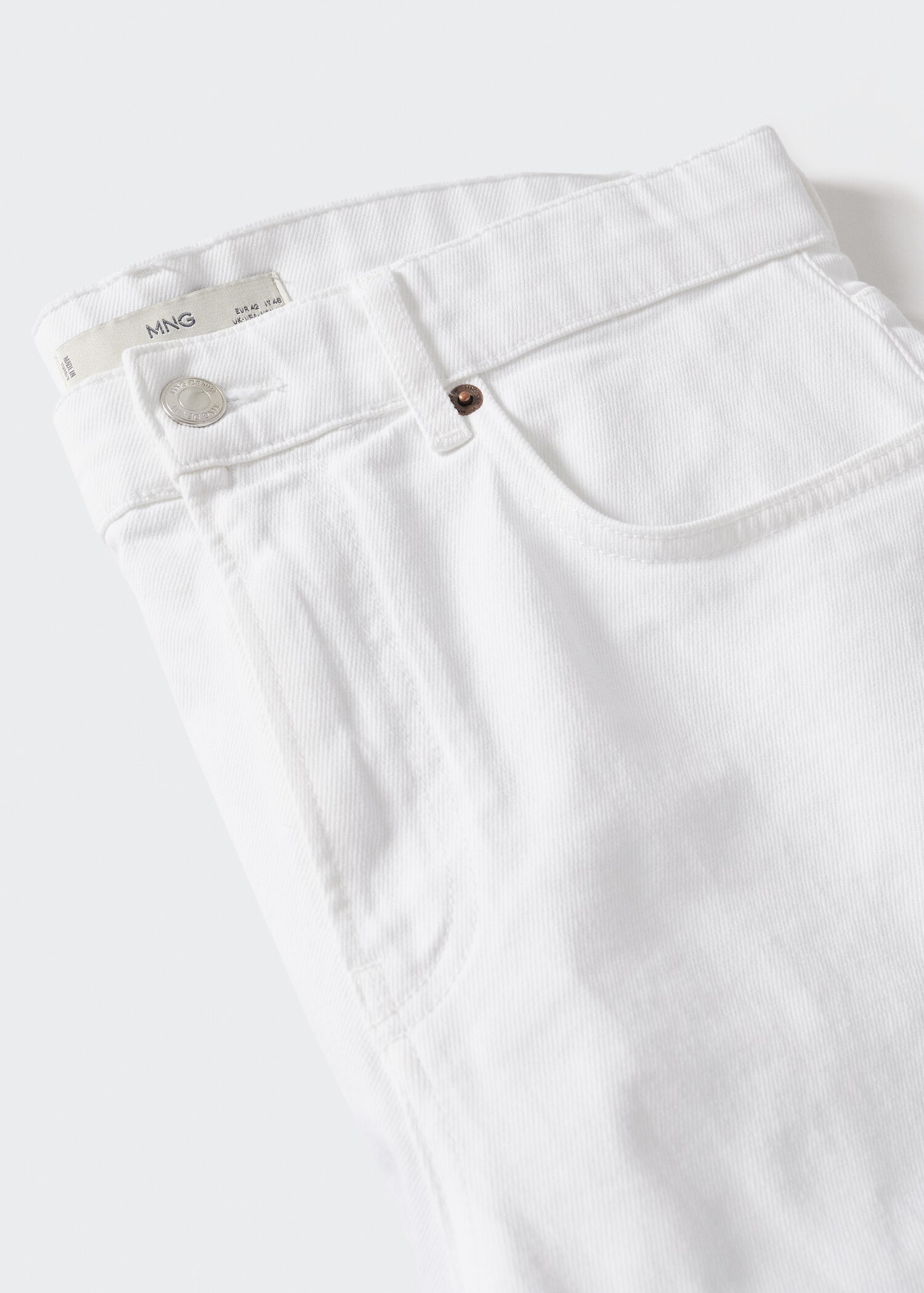 Regular-fit denim bermuda shorts - Details of the article 8